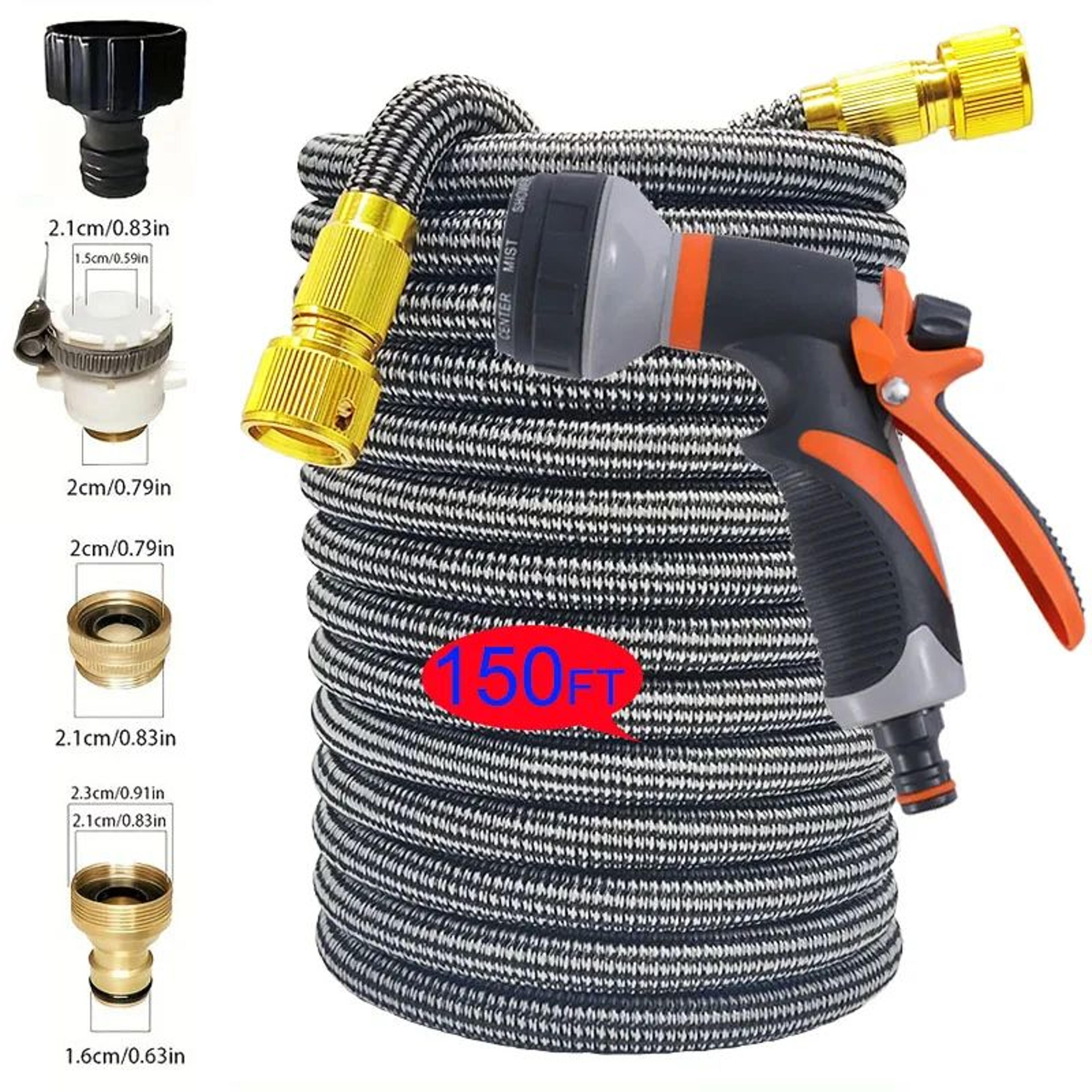Expandable Garden Hose With Long Spray Nozzle 0