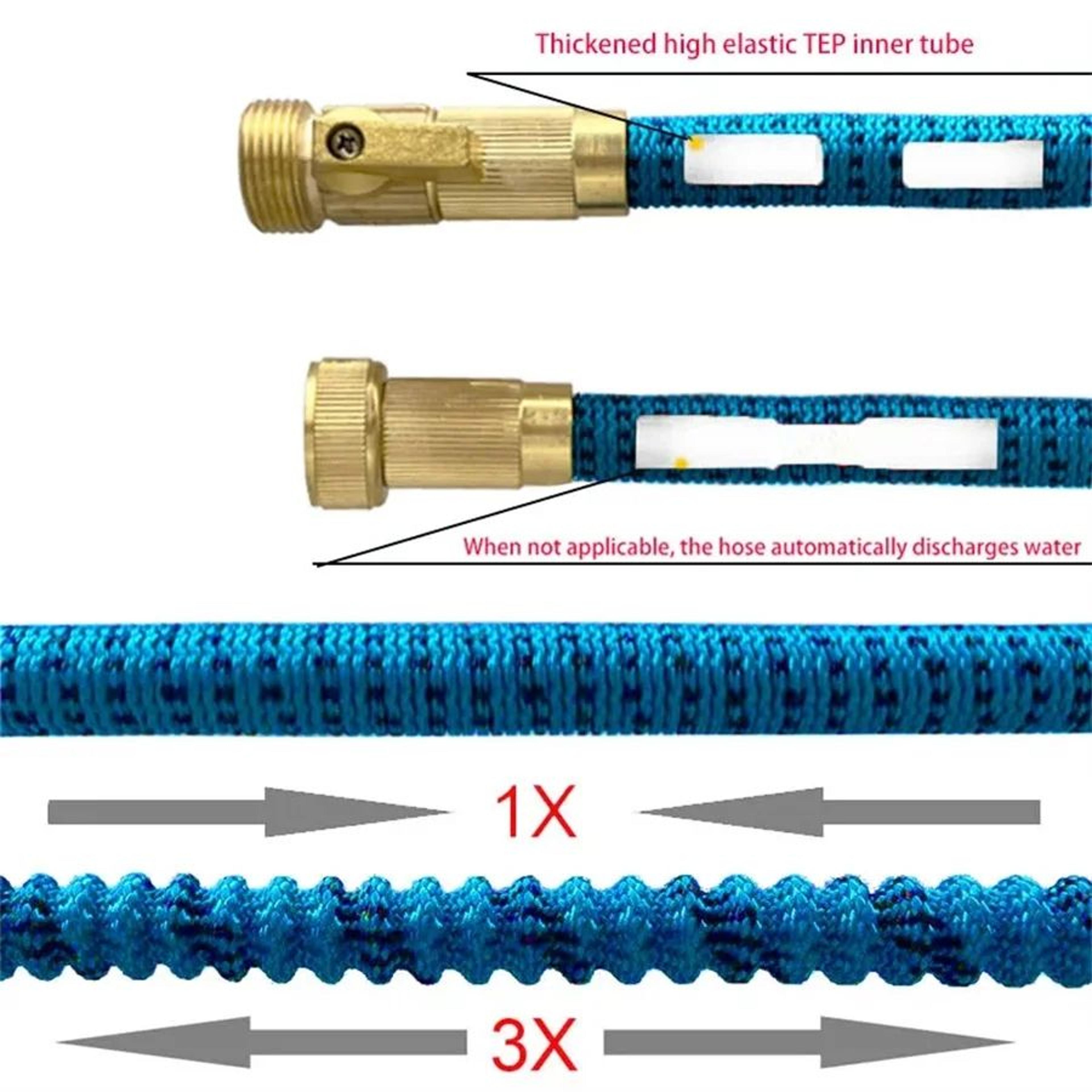Expandable Garden Water Hose With Adjustable Nozzle 3