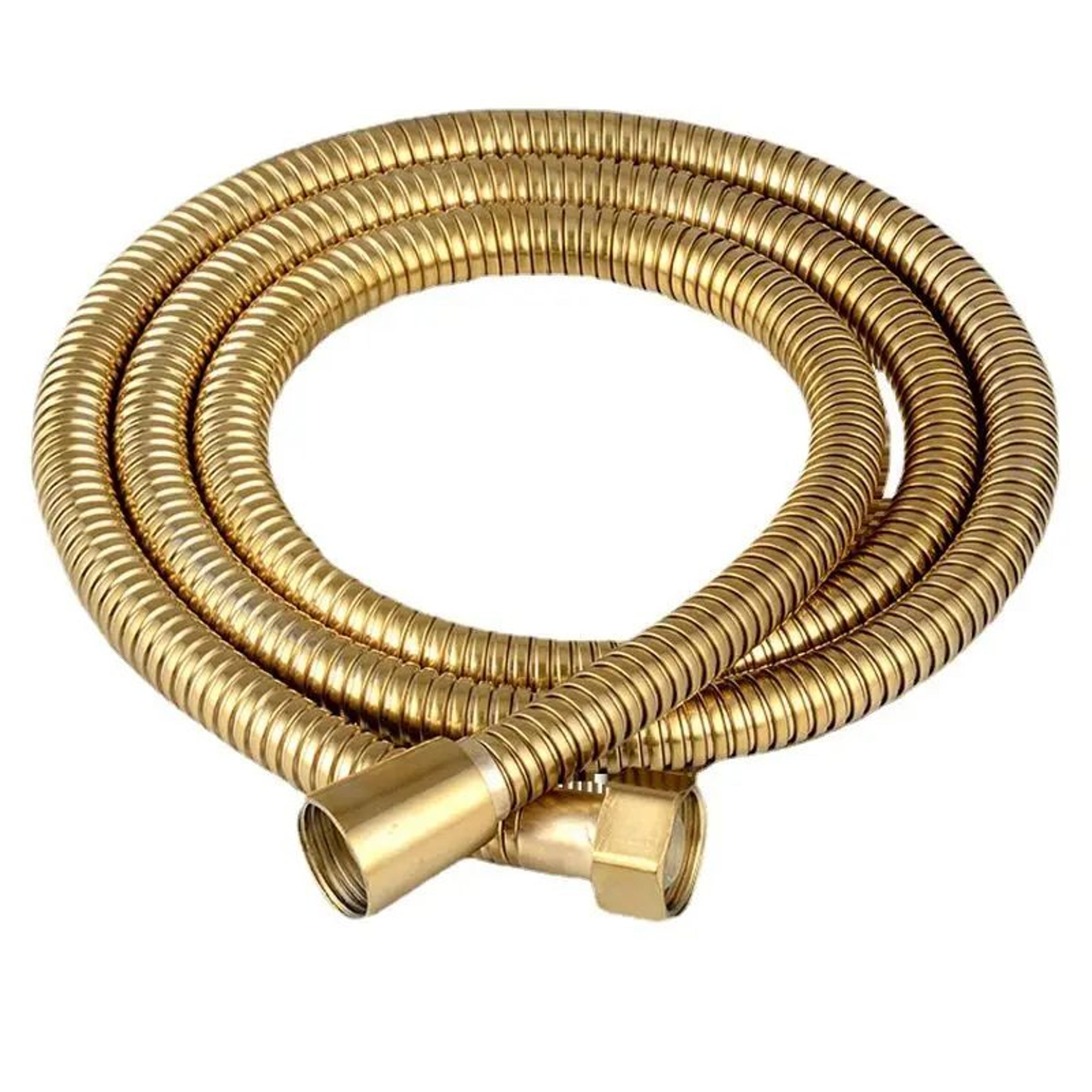 White Stainless Steel Flexible Shower Hose 7