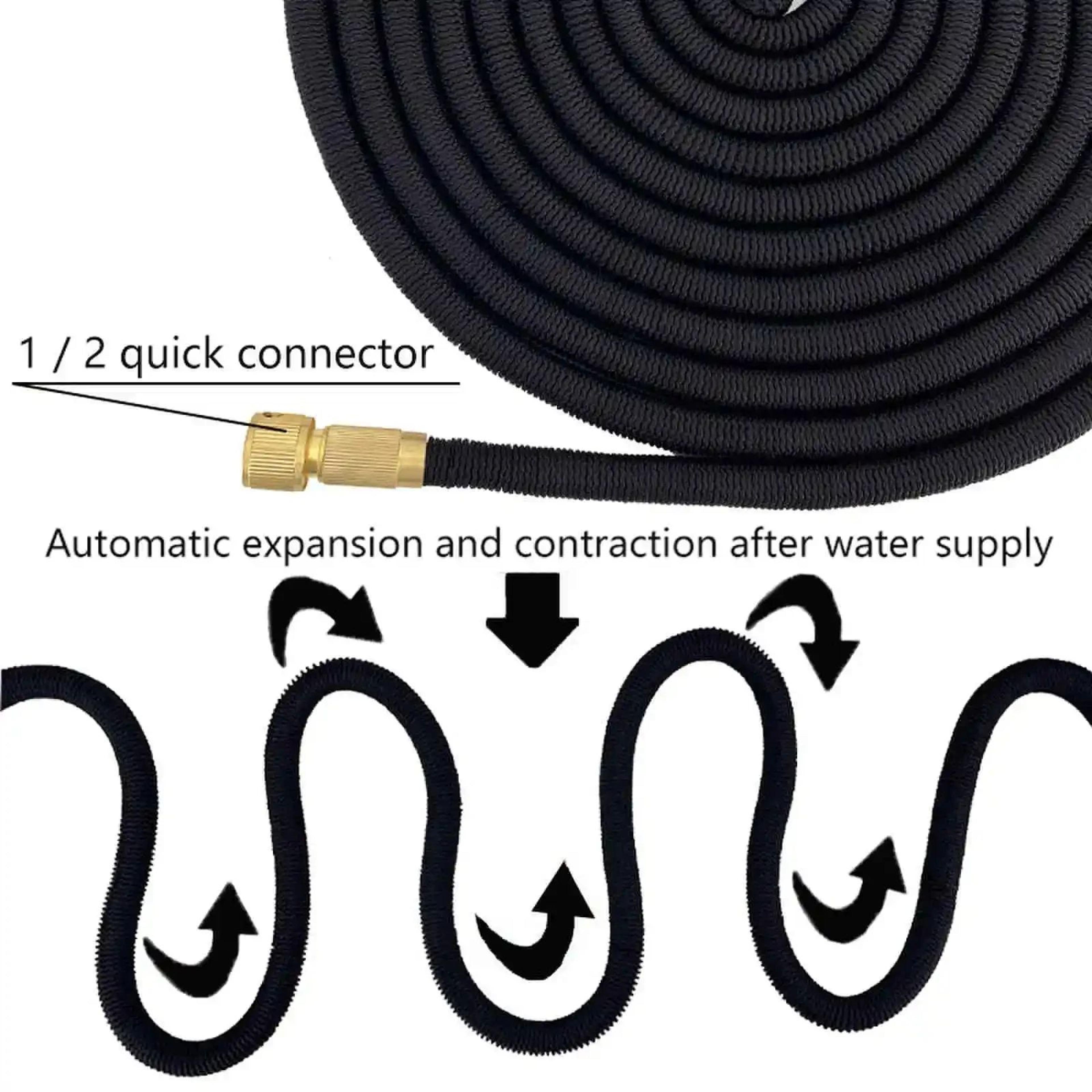 Expandable Garden Hose With Sprinkler Nozzle 5
