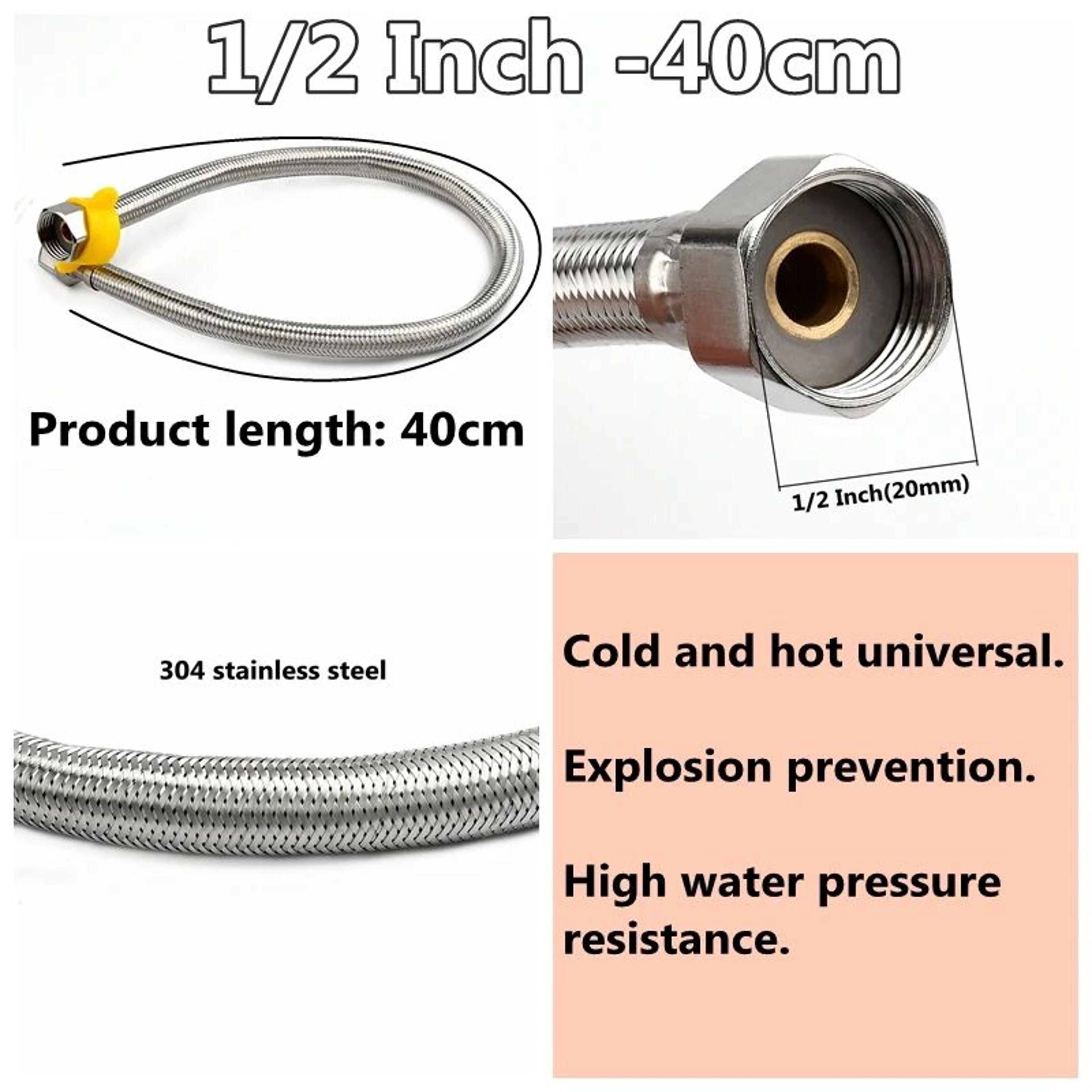 304 Stainless Steel Braided Water Hose 14