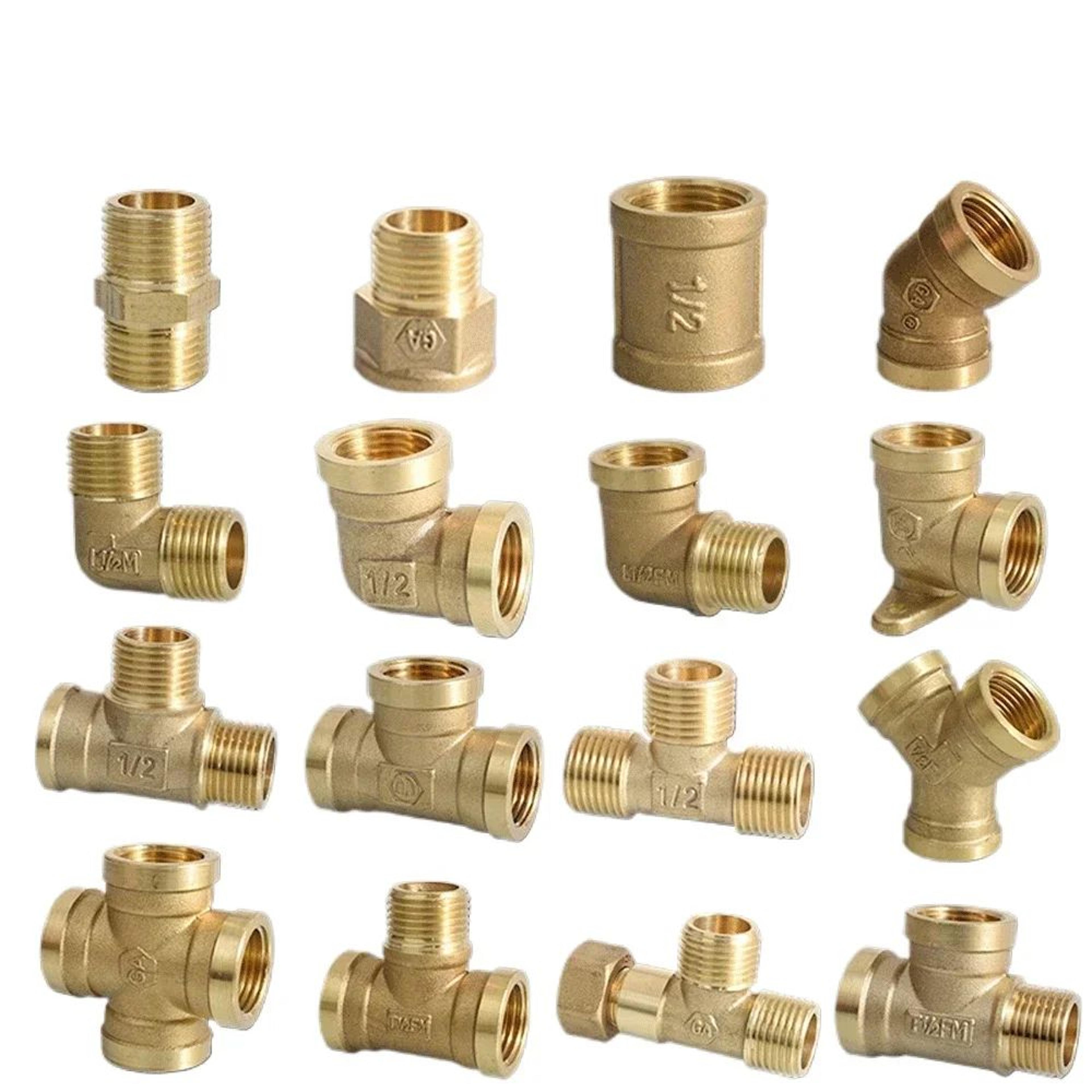 brass bsp threaded pipe connector