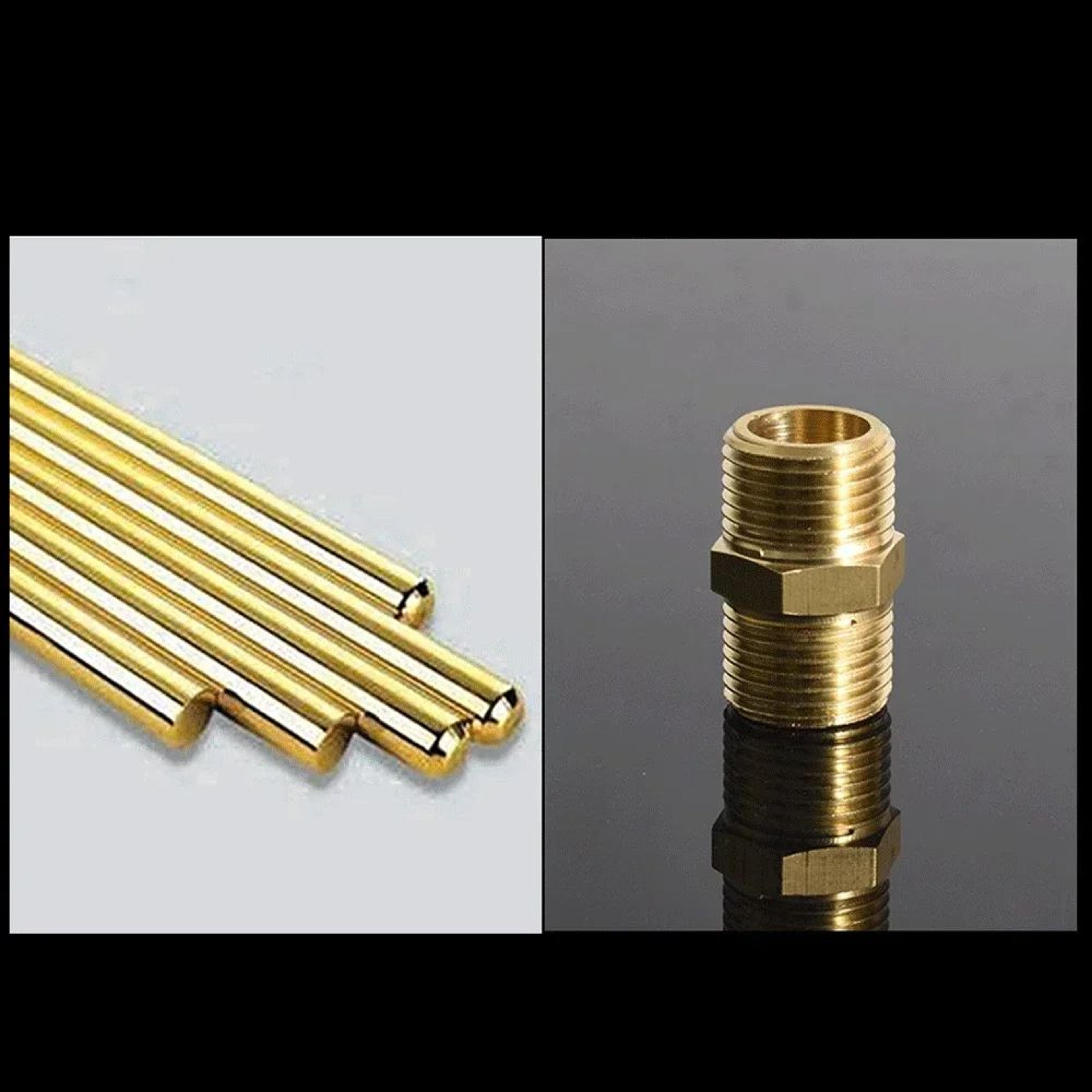 Brass BSP Threaded Pipe Connector 2