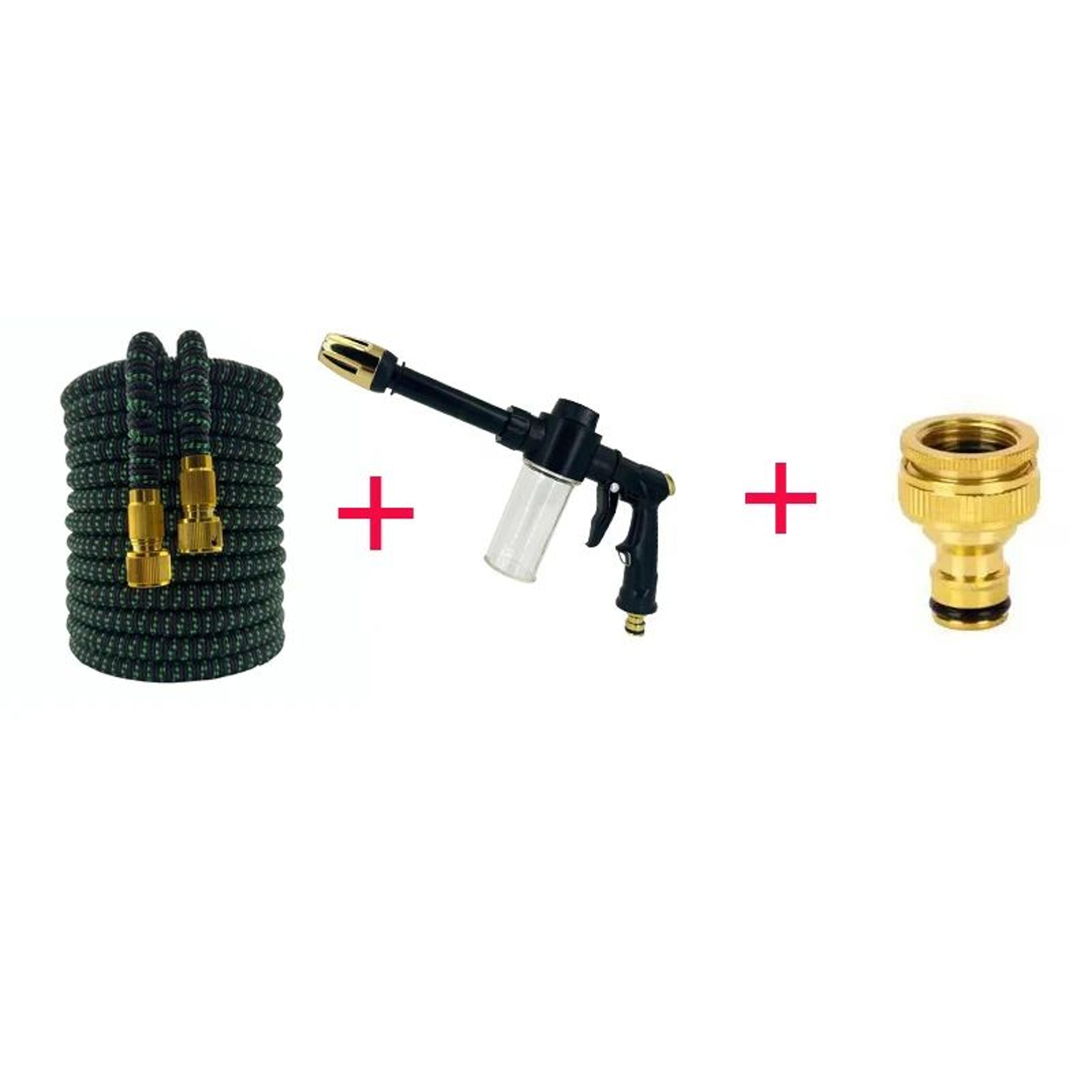 Flexible Expandable Garden Hose With Spray Nozzle 1