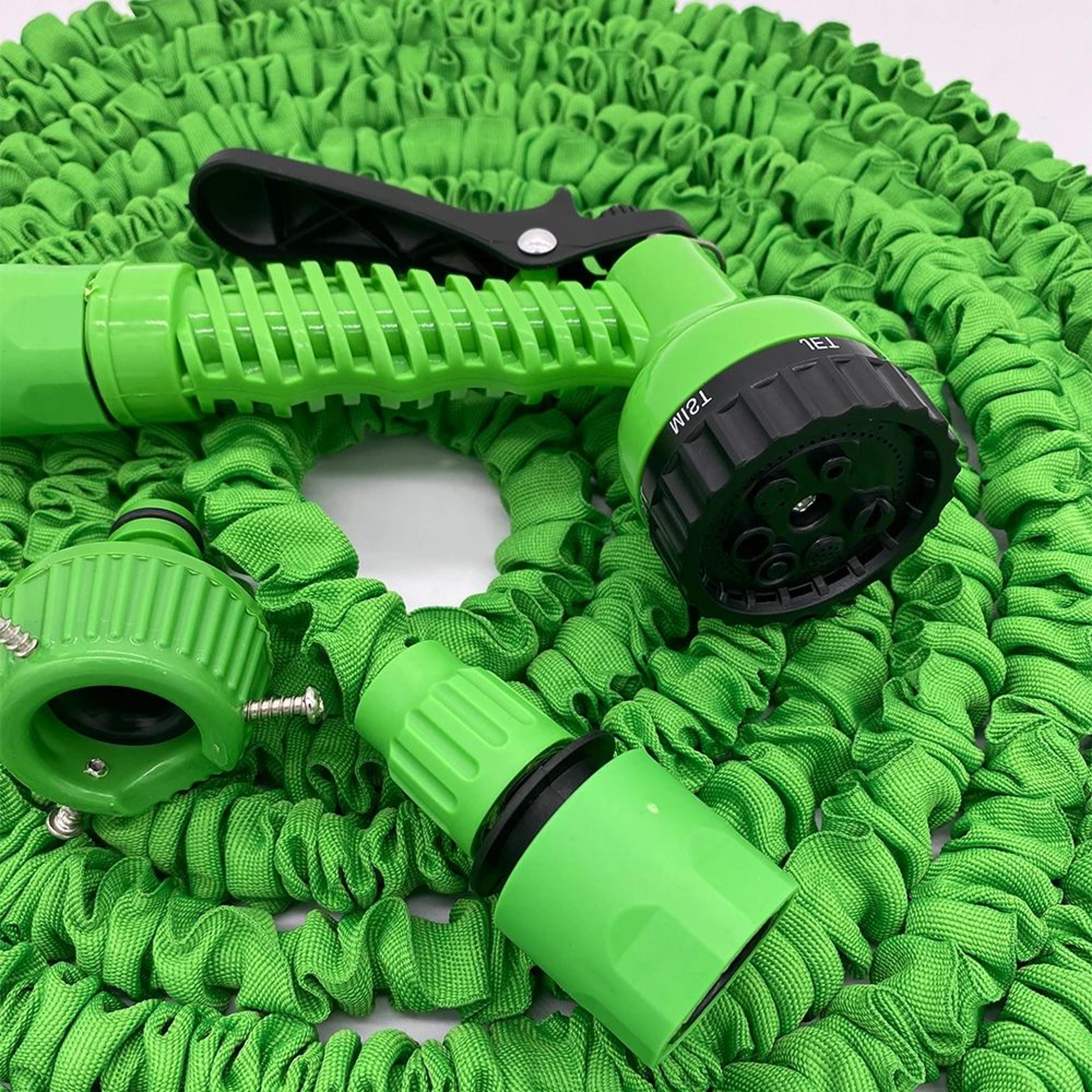 Expandable Garden Hose With Foam Spray Gun 2