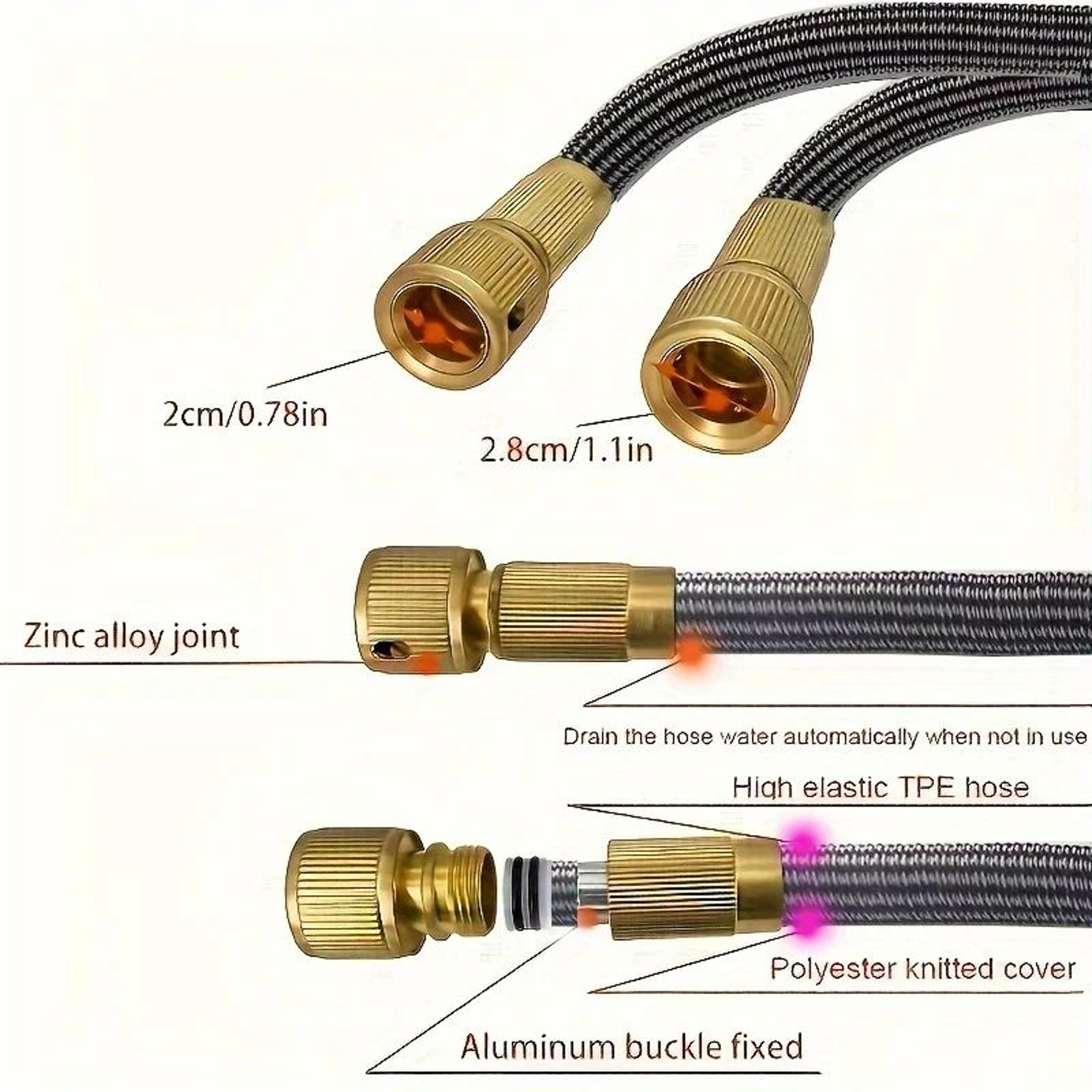 Expandable Garden Hose With Pressure Nozzle 2