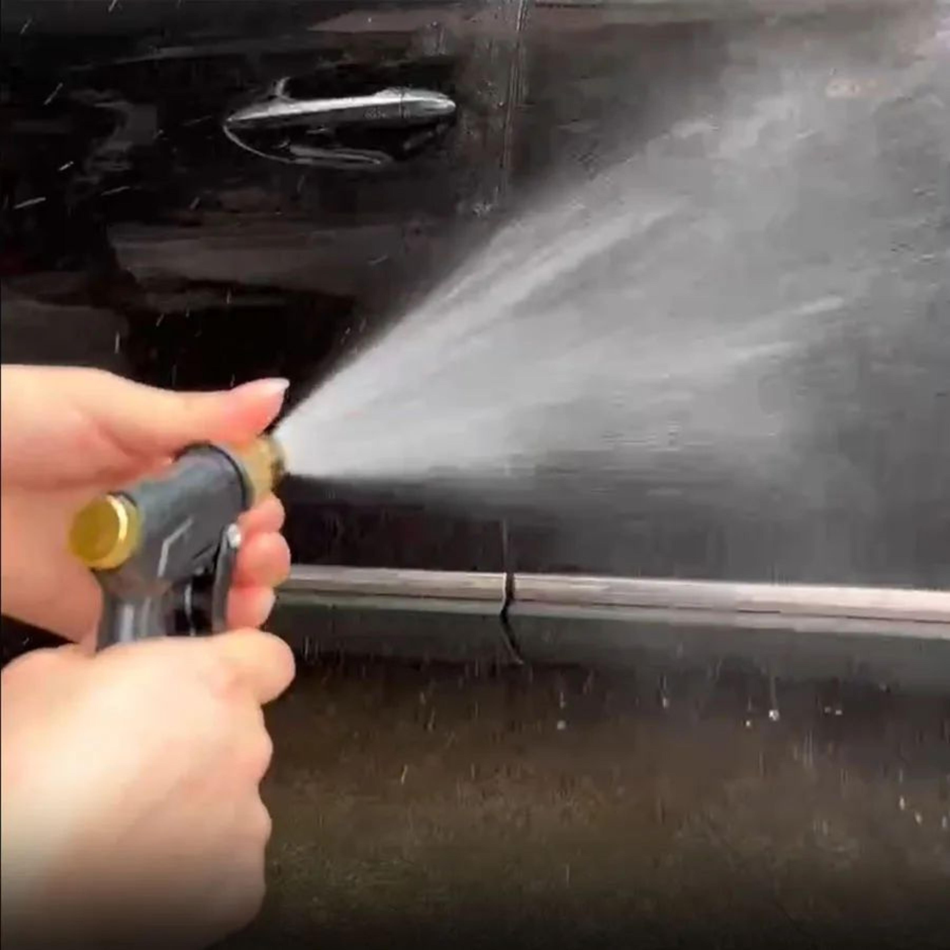 Expandable Garden Hose With Pressure Nozzle 4