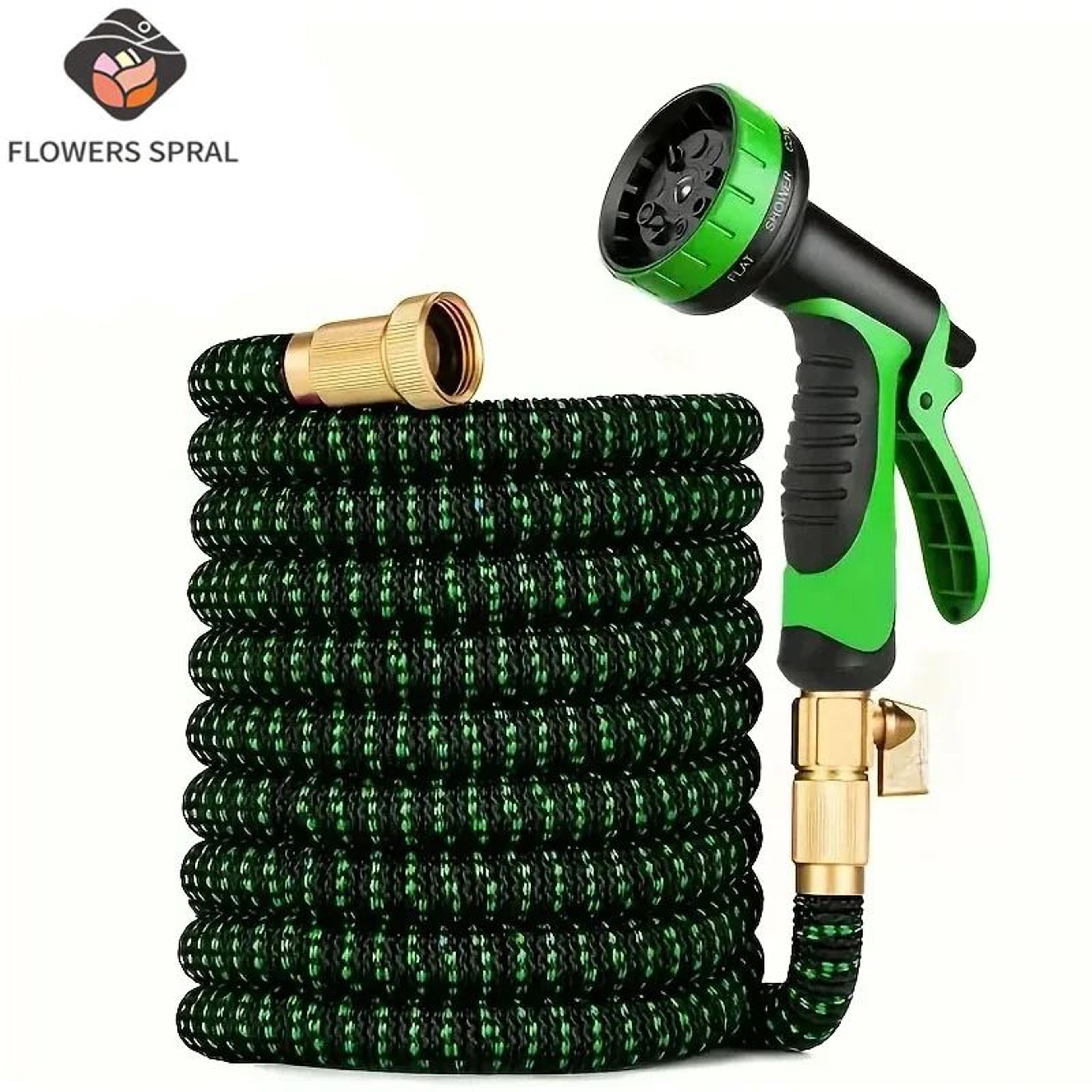 Expandable Watering Hose With 10 Pattern Sprayer 0