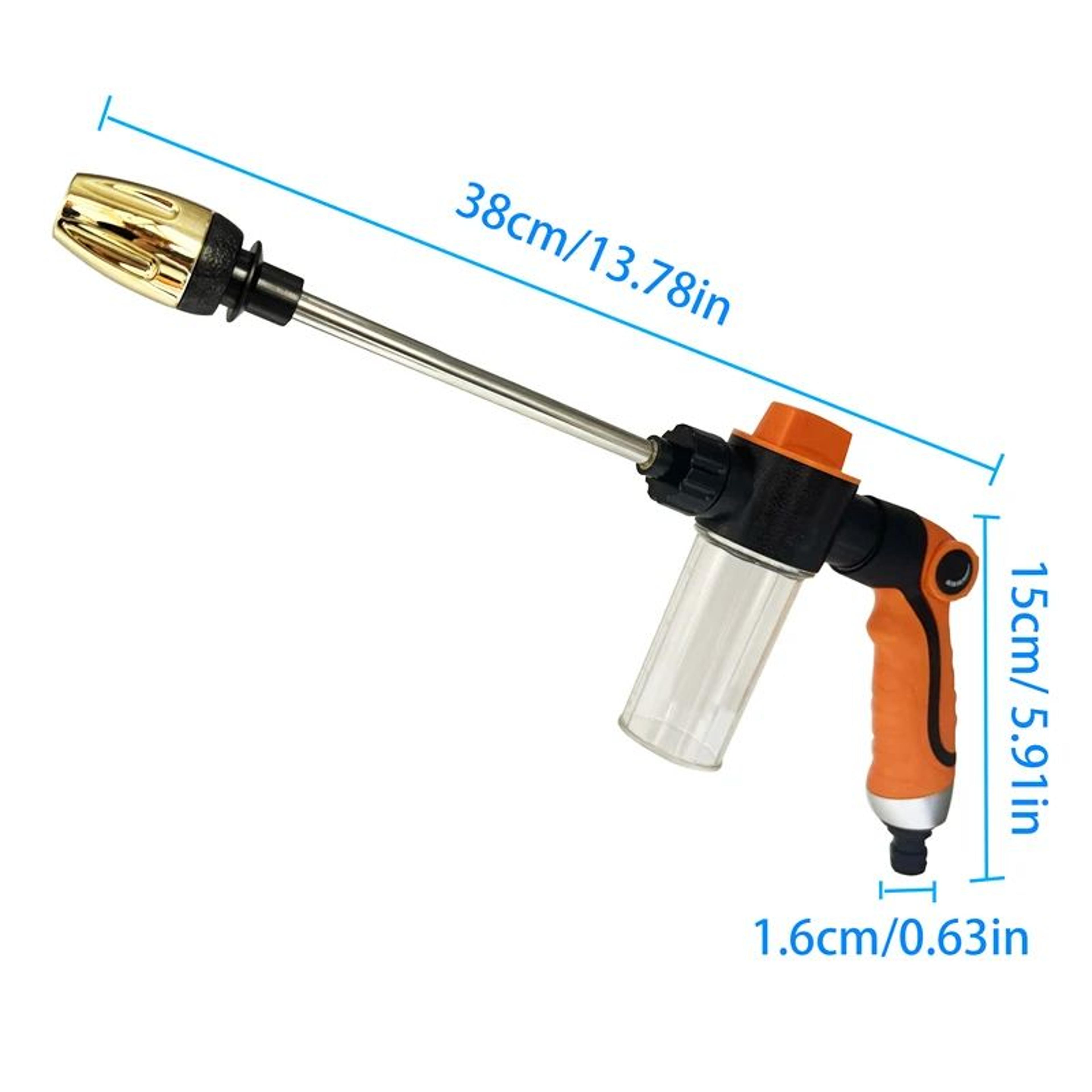Expandable Water Hose With Foam Sprayer 4