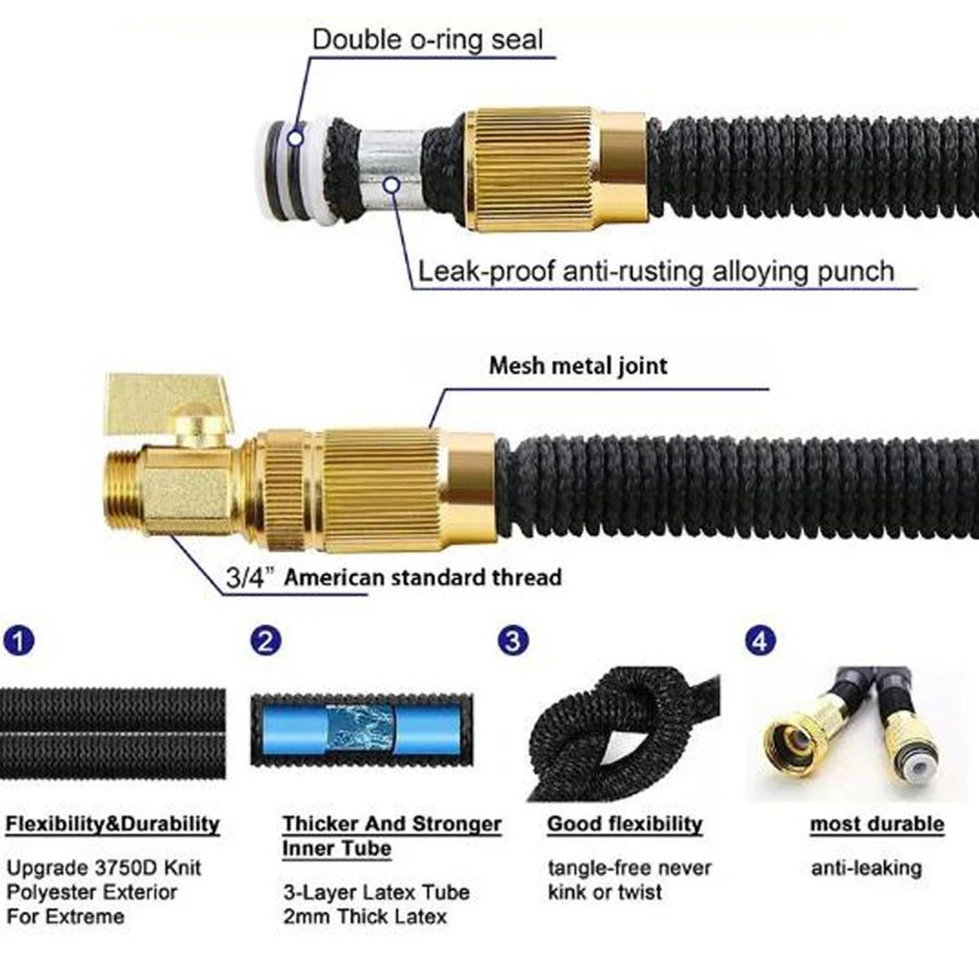 Double Latex Flexible Garden Hose 2