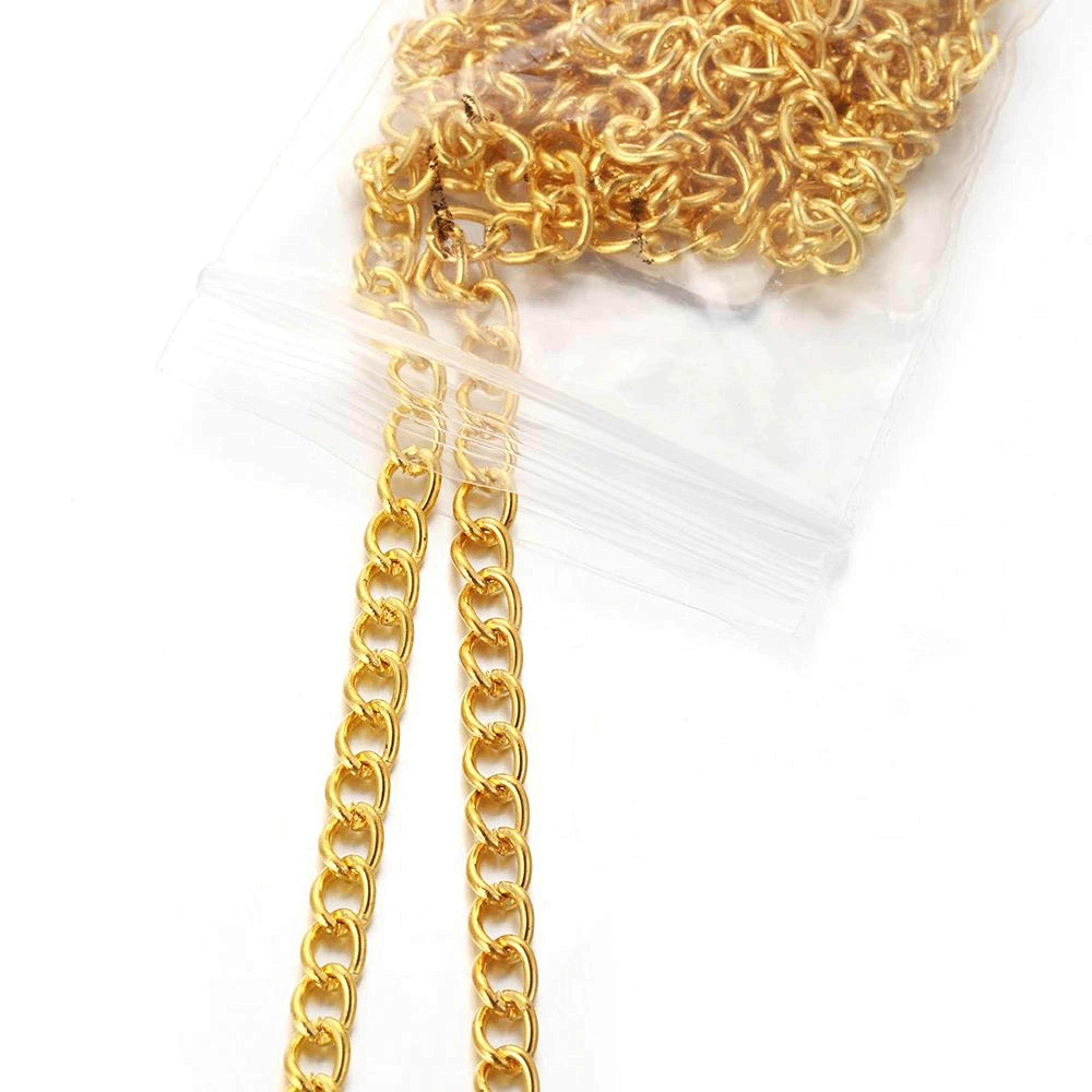 Flat Metal Jewelry Making Chain 2