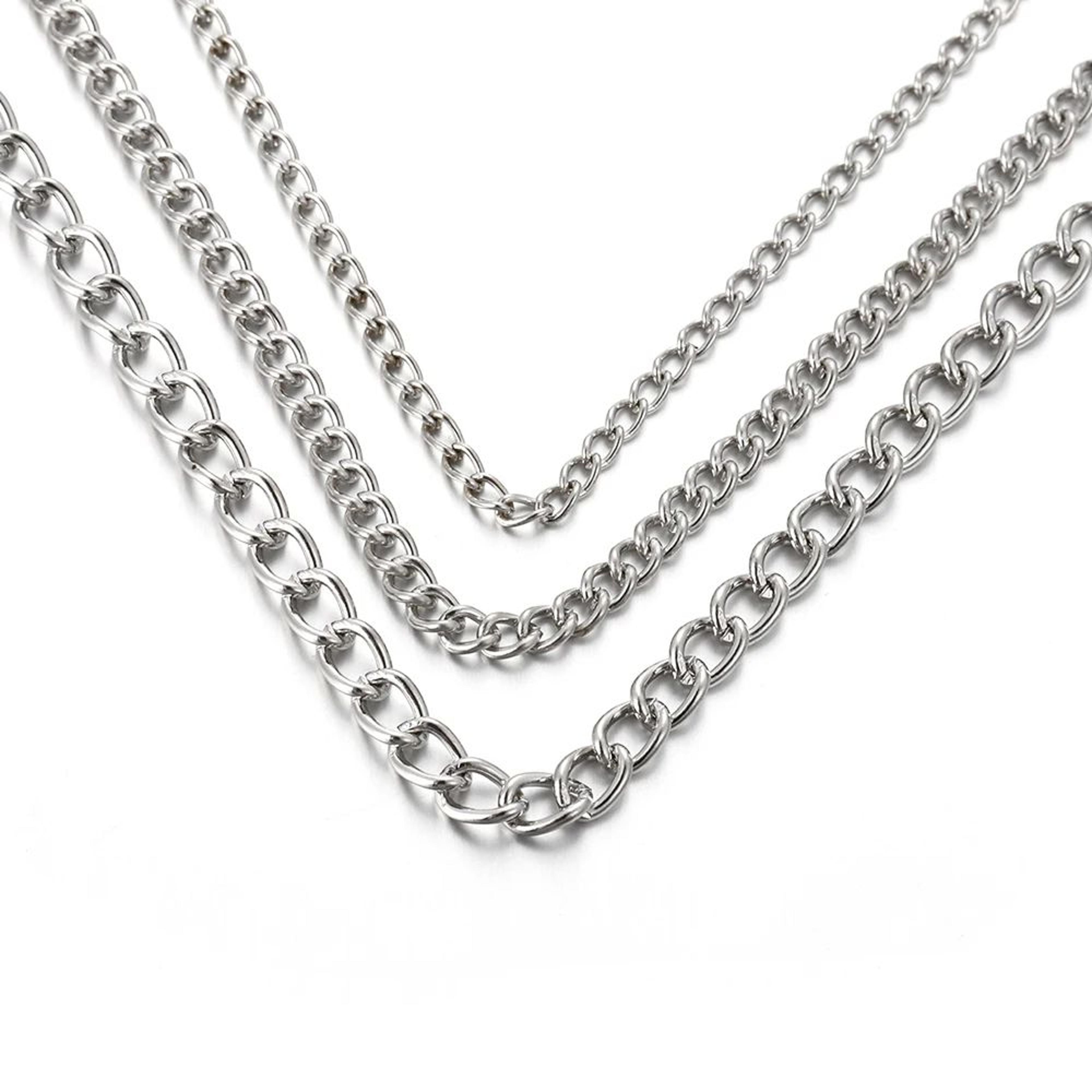 Flat Metal Jewelry Making Chain 3