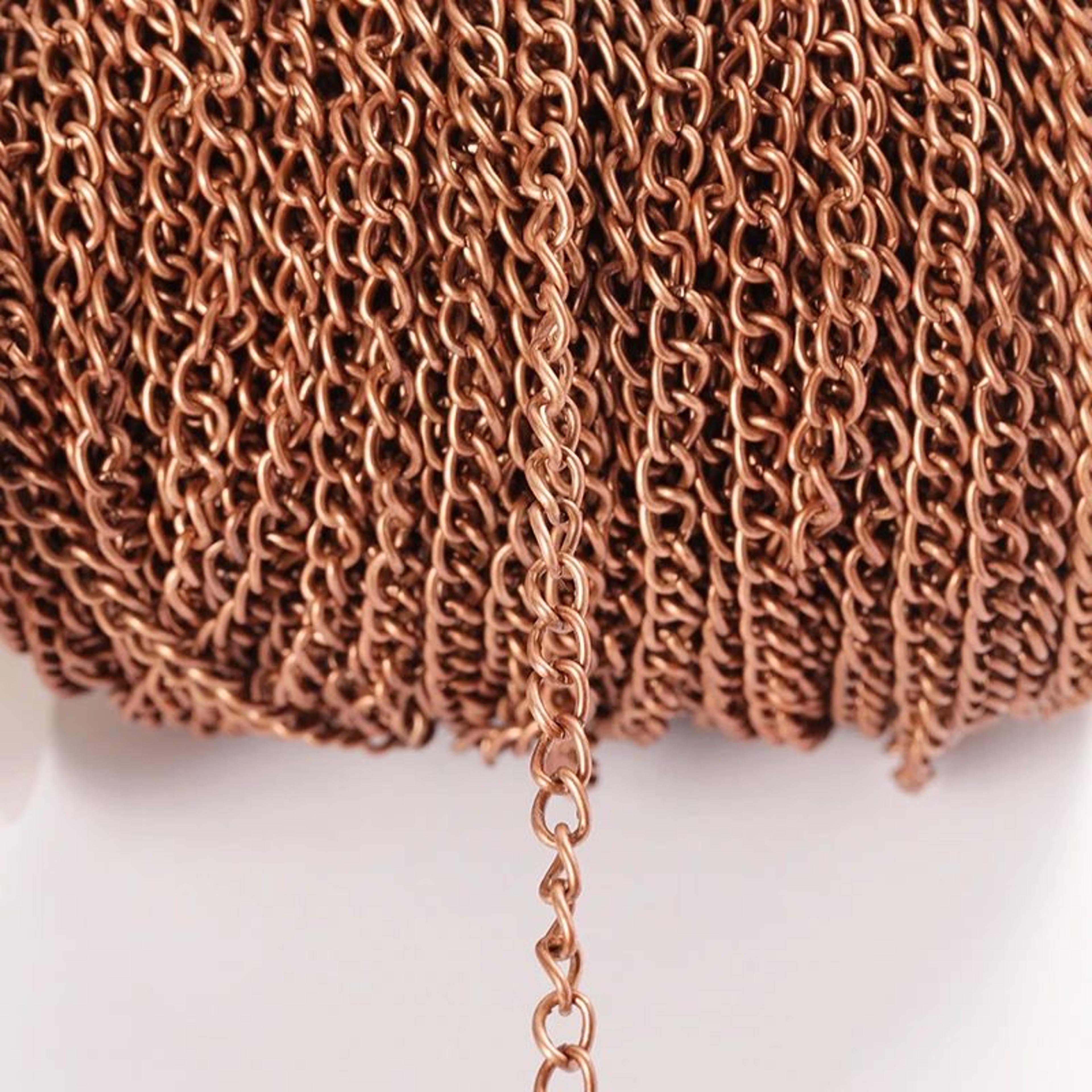 Flat Metal Jewelry Making Chain 10