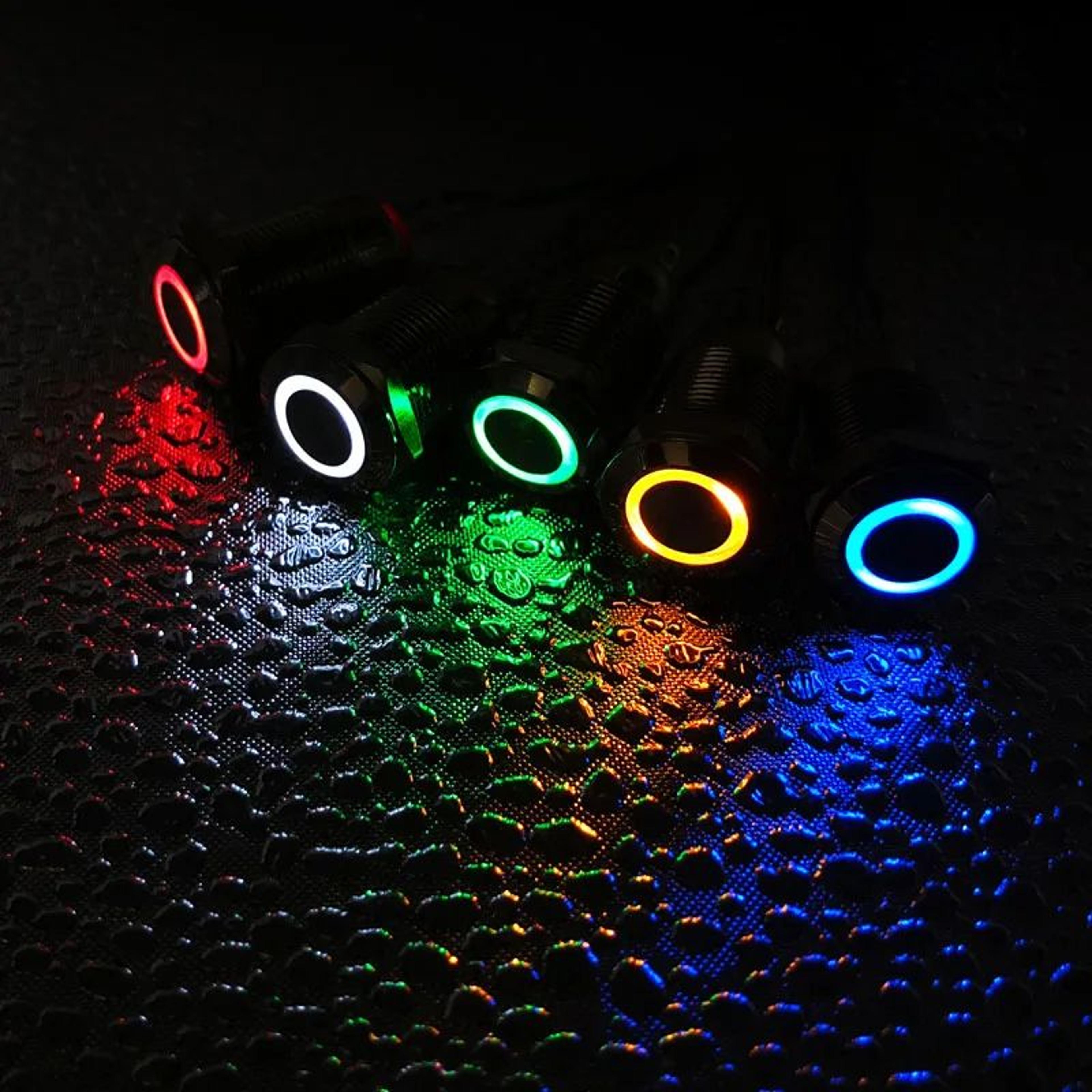 Waterproof Metal LED Push Button Switch 2