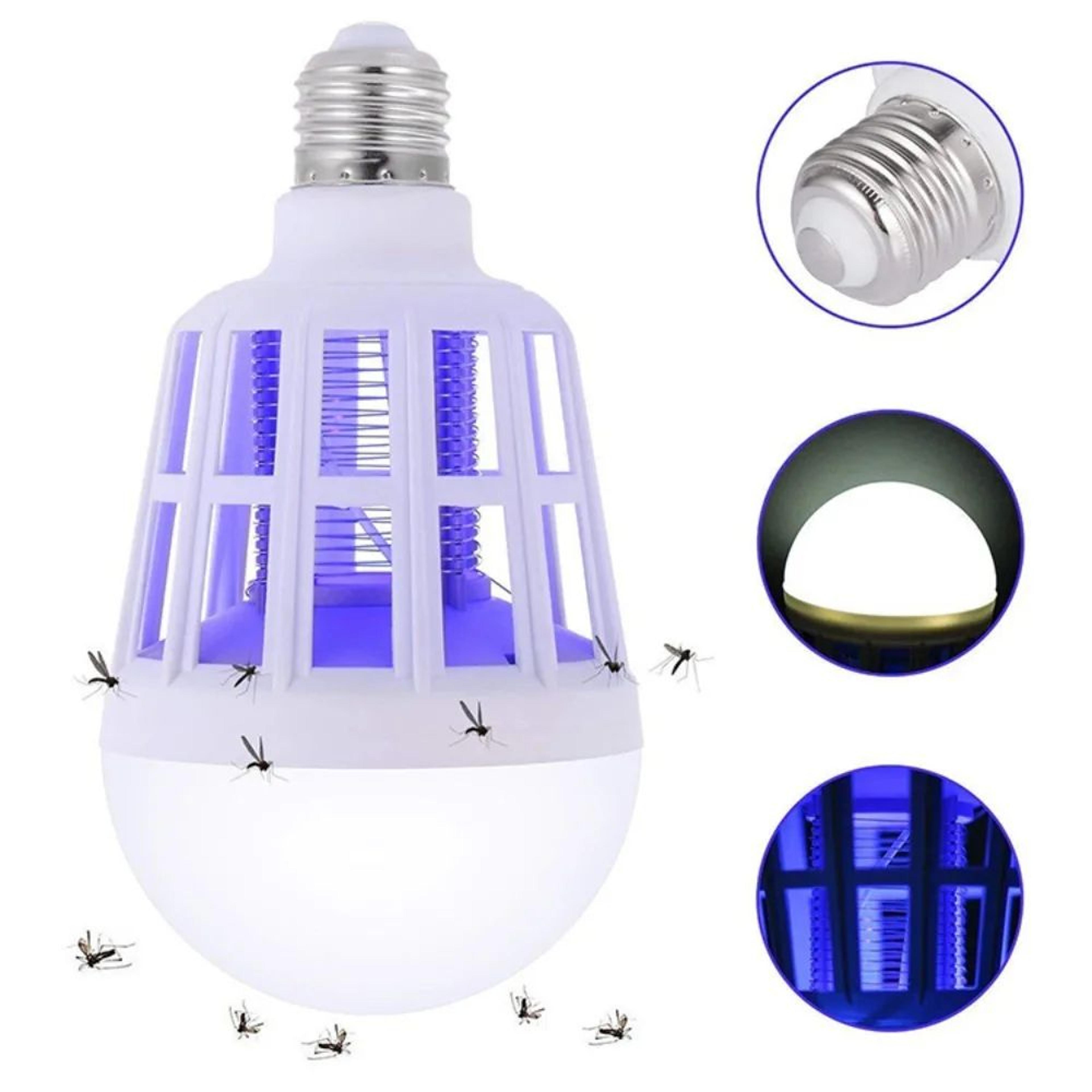 2 In 1 Bug Zapper Light Bulb Mosquito And Gnat Trap 1