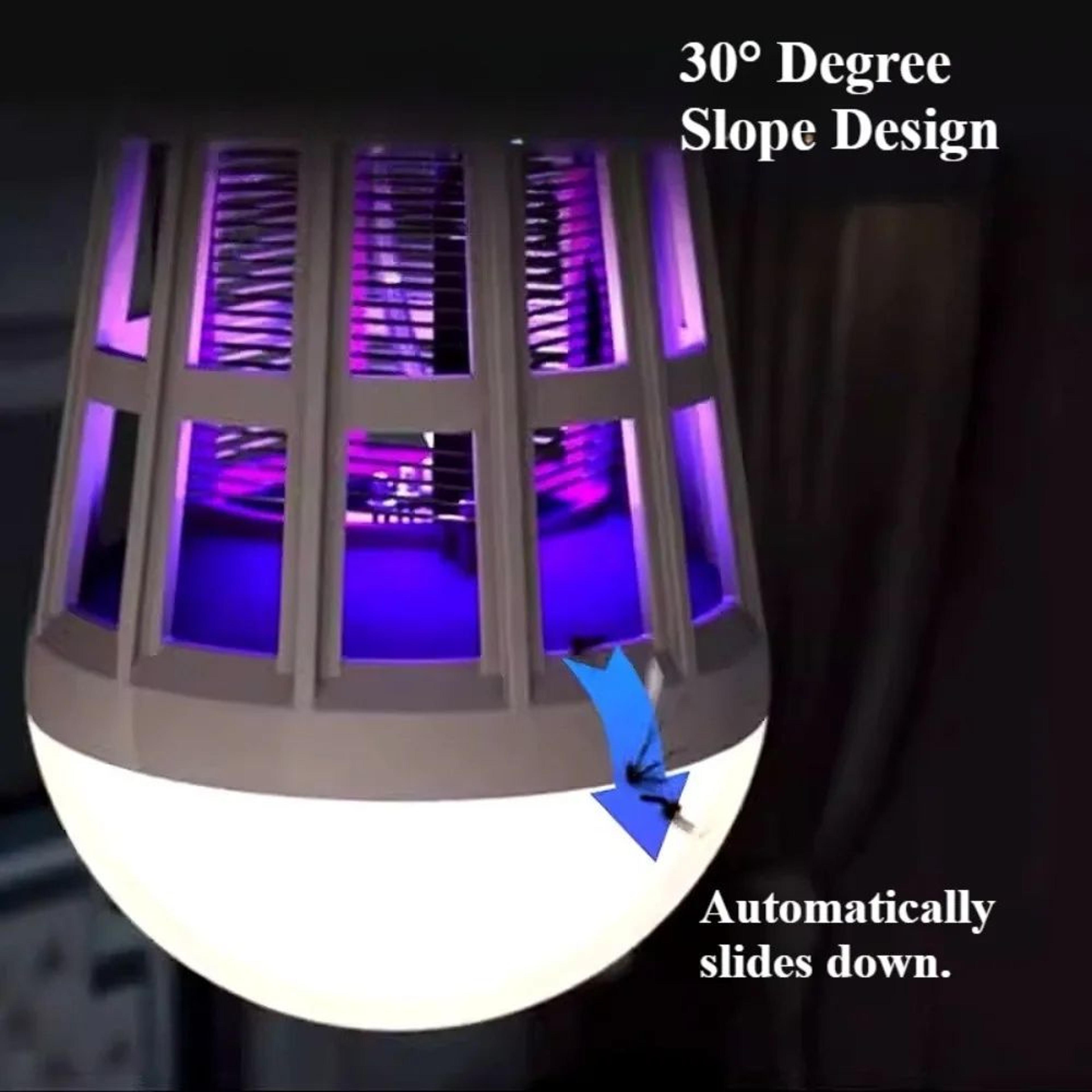2 In 1 Bug Zapper Light Bulb Mosquito And Gnat Trap 3