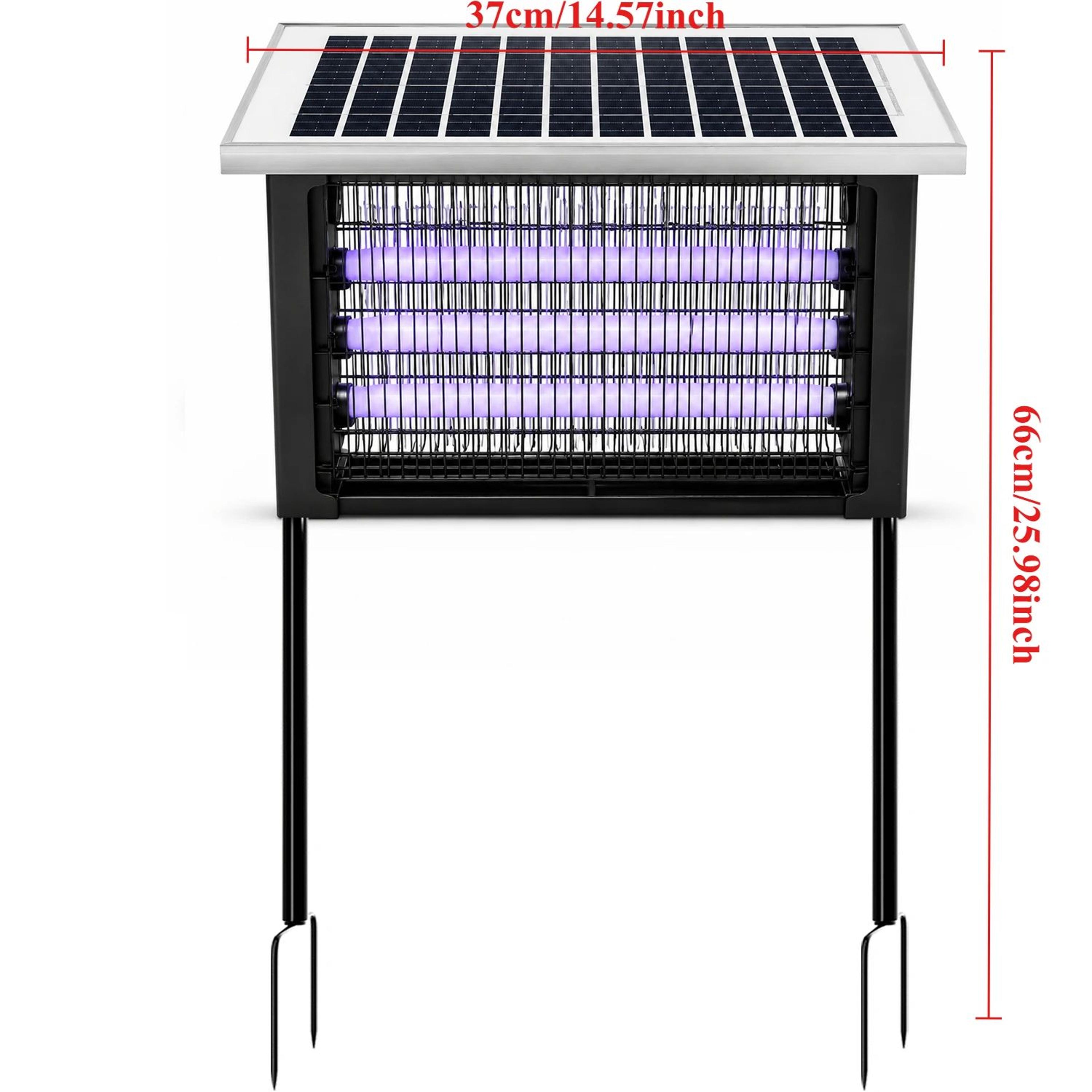 Large Solar Bug Zapper Outdoor Mosquito Killer 6