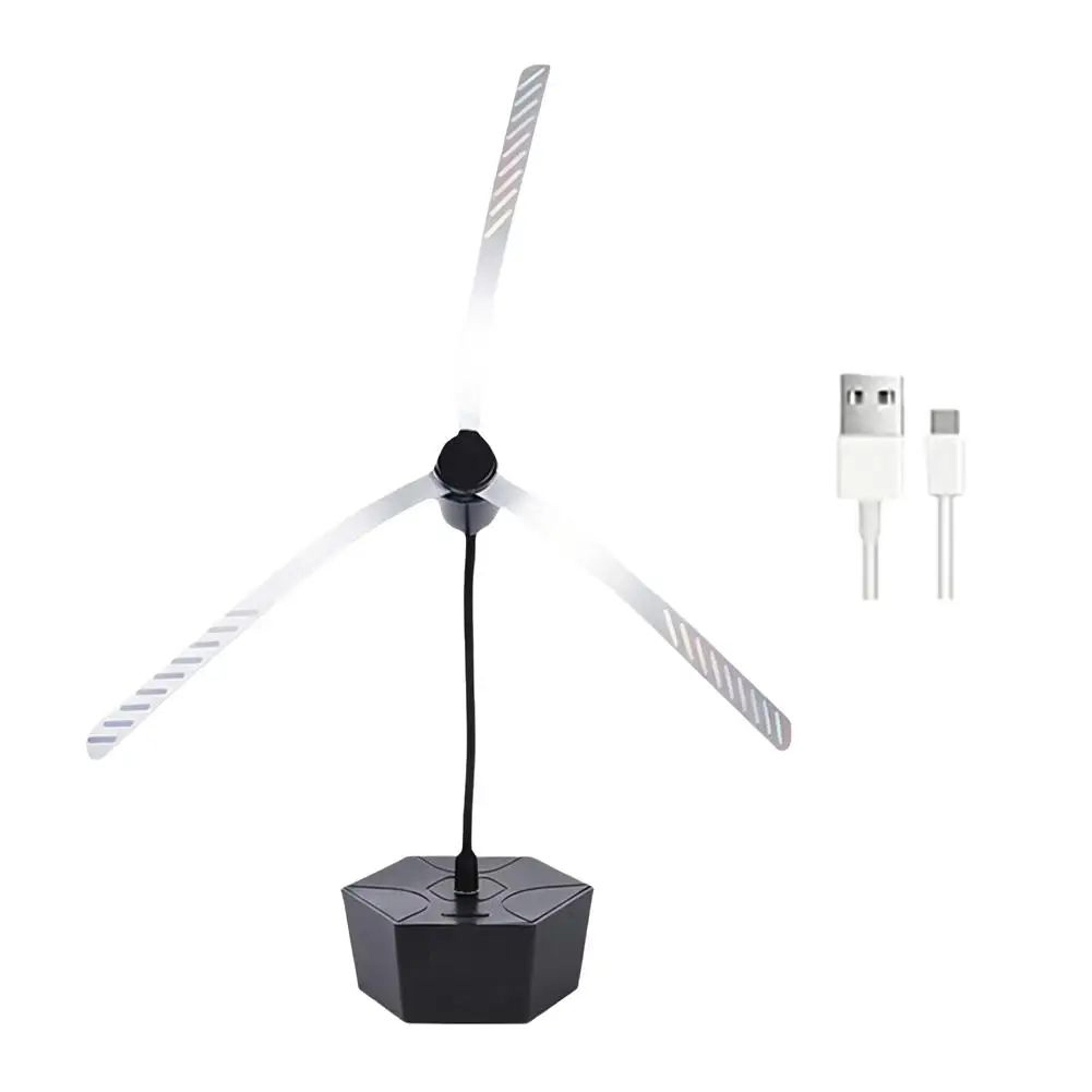 Rechargeable Fly Repellent Fan Tabletop Food Protector 9