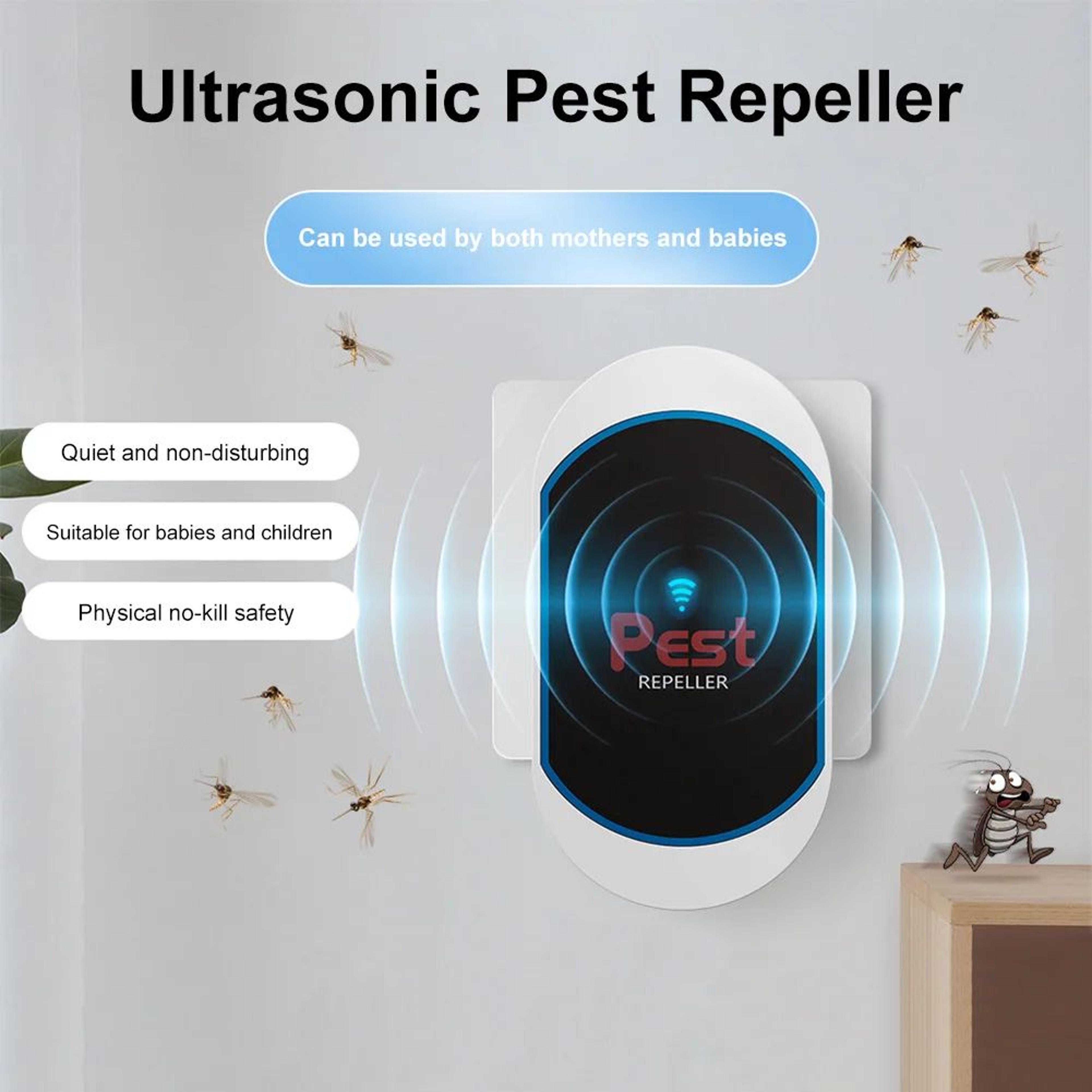 Ultrasonic Pest Repeller Plug In Indoor Pest Deterrent 3