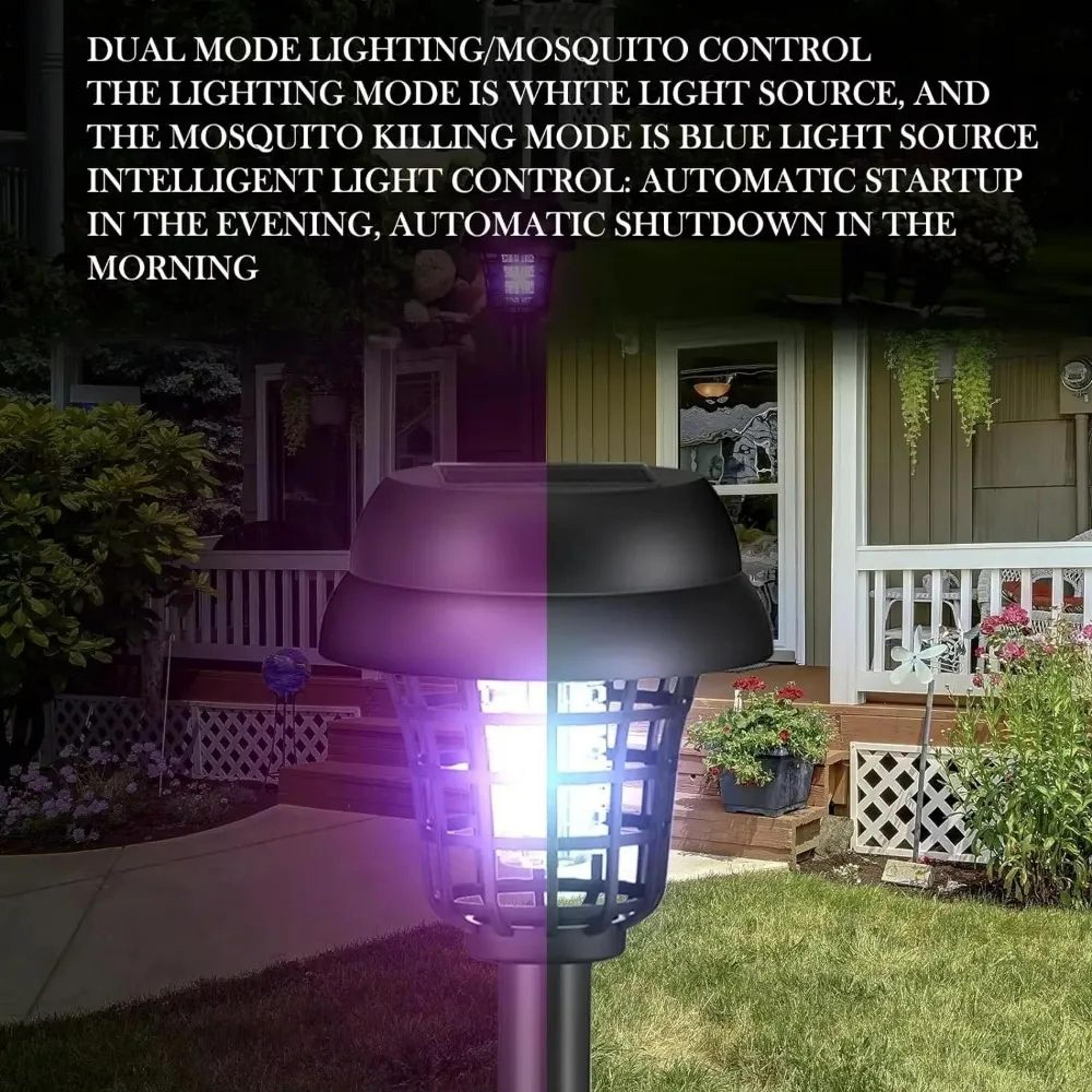 Solar Garden Mosquito Killer Waterproof Bug Lamp 3