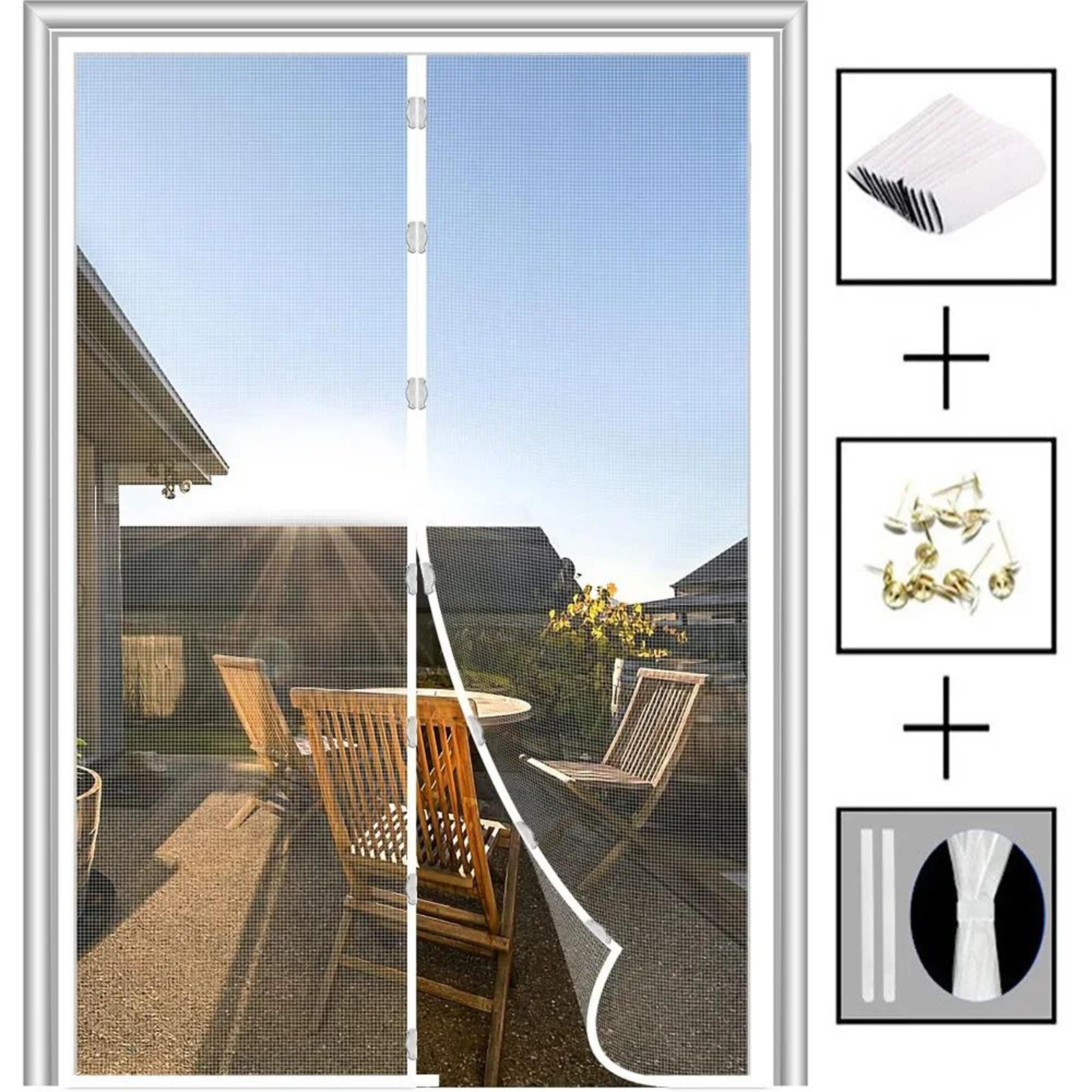 Magnetic Screen Door Automatic Closing Mosquito Curtain 7