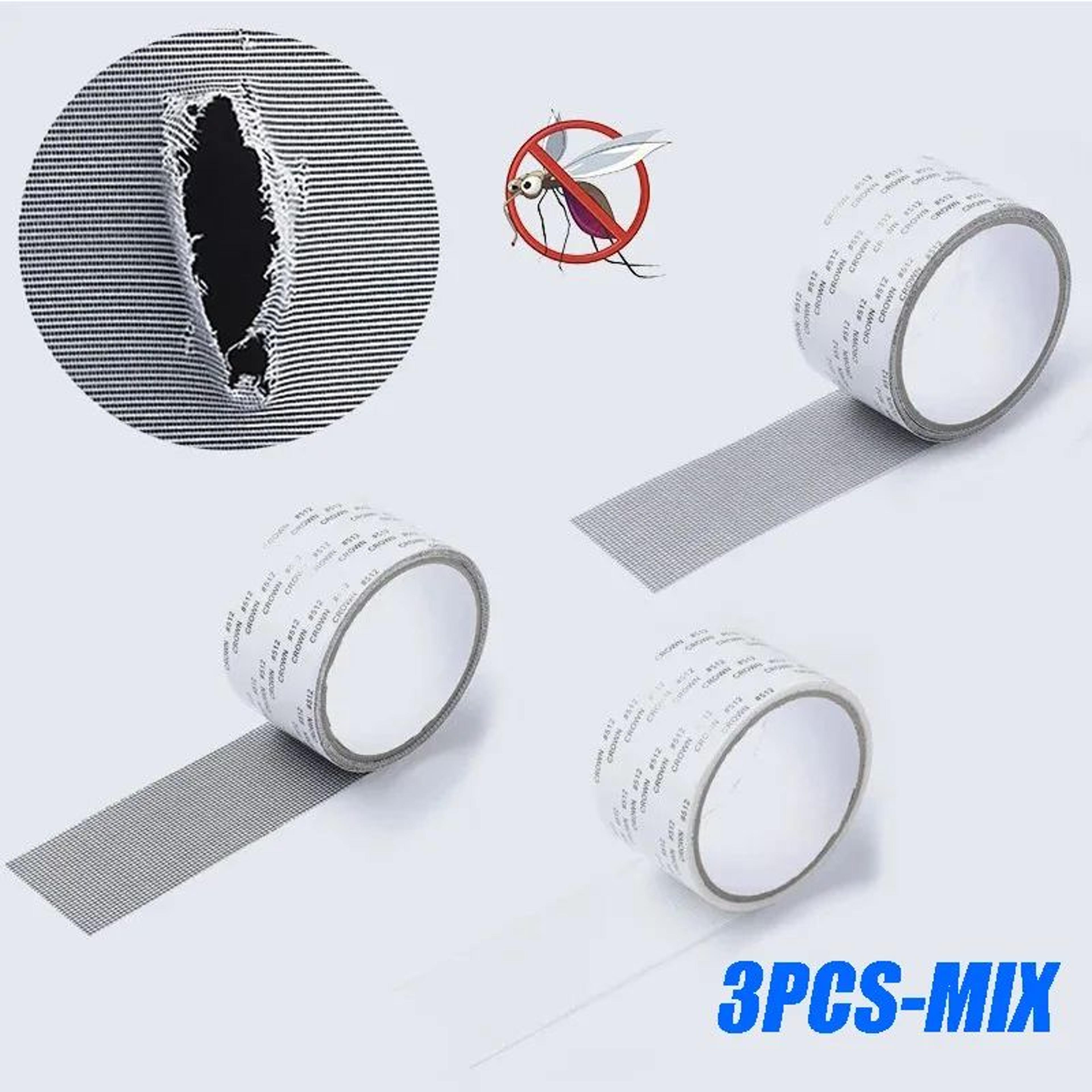 Waterproof Window Screen Repair Tape Self Adhesive Mesh Patch 12