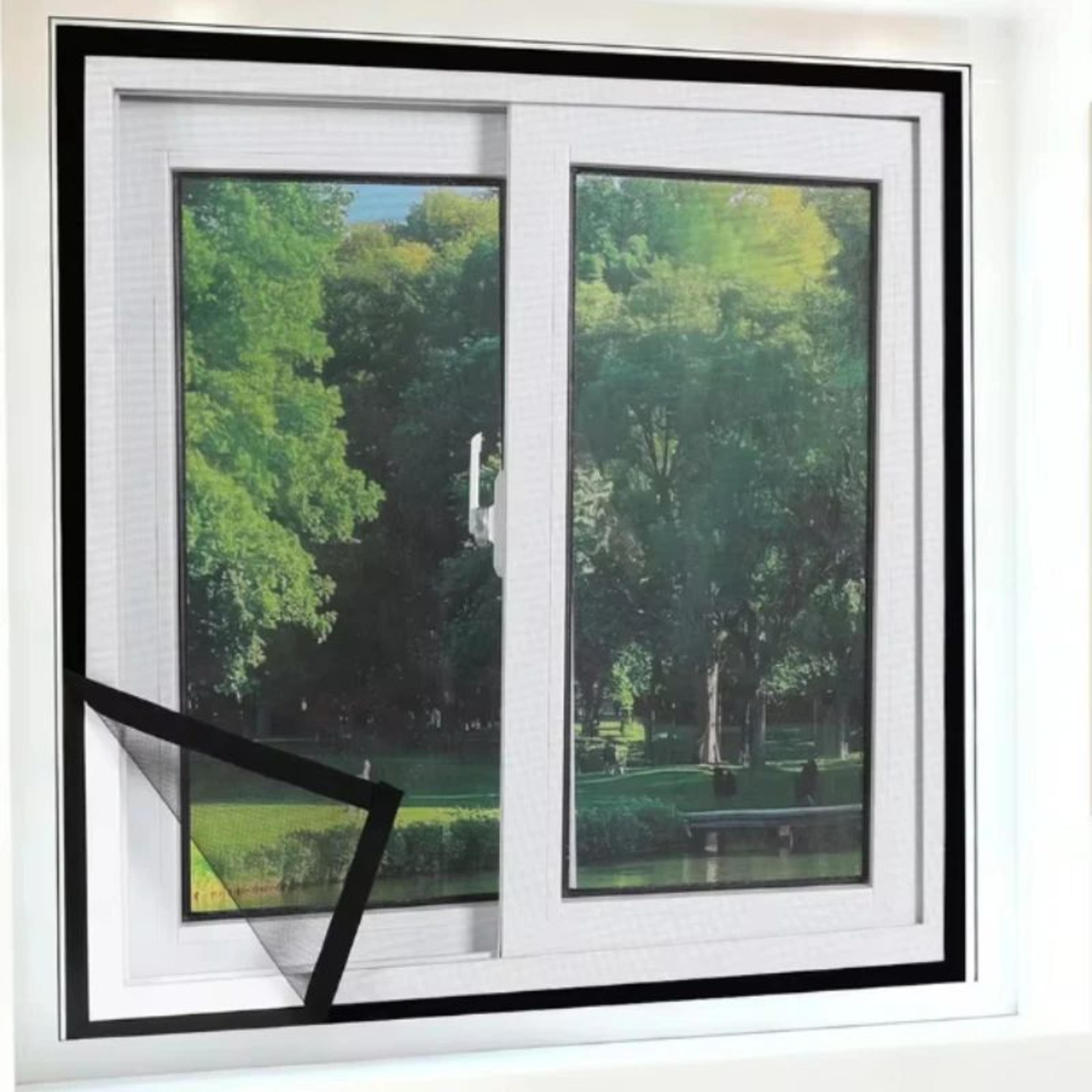 Black Self Adhesive Mosquito Window Screen 3