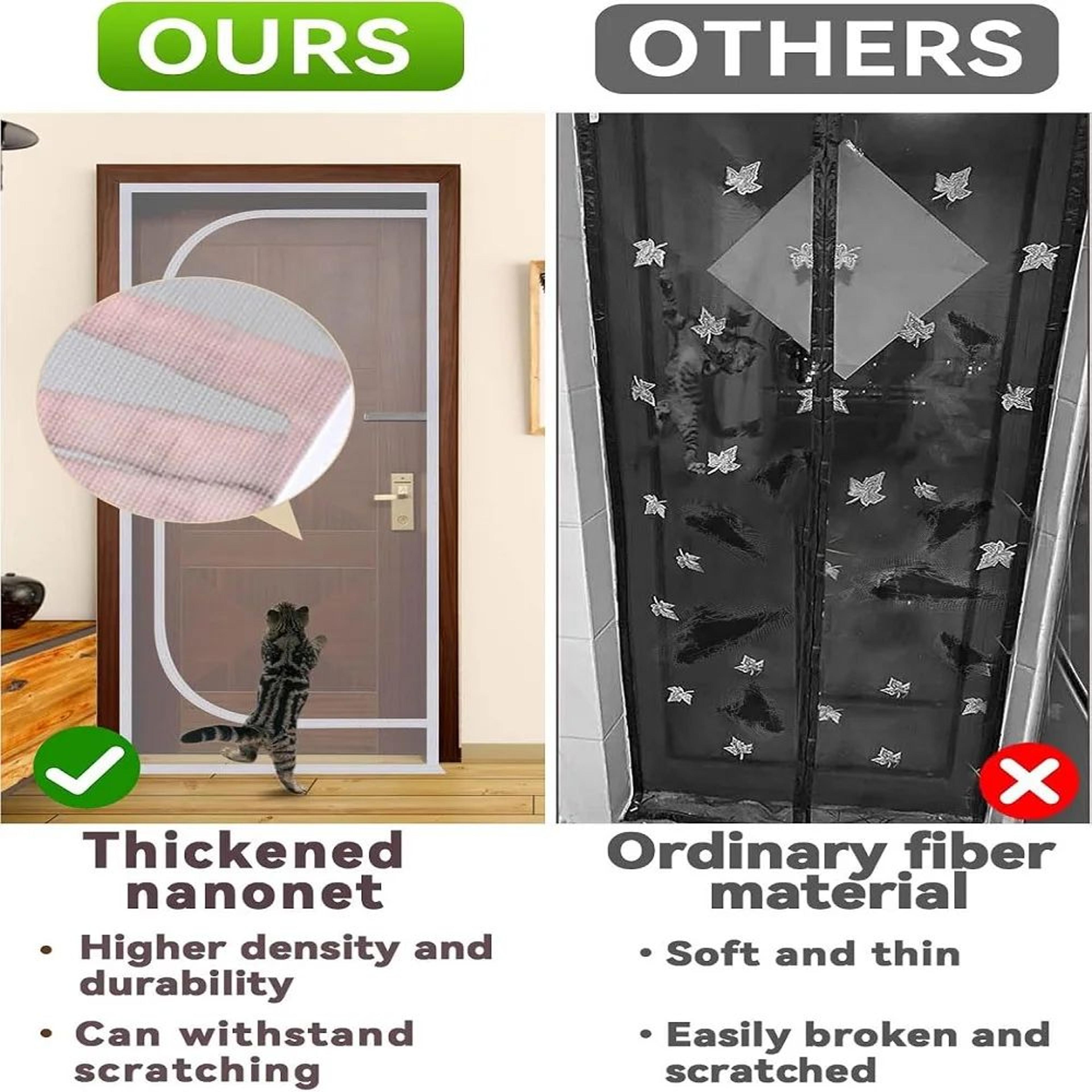 Reinforced Cat Proof Mesh Screen Door 1