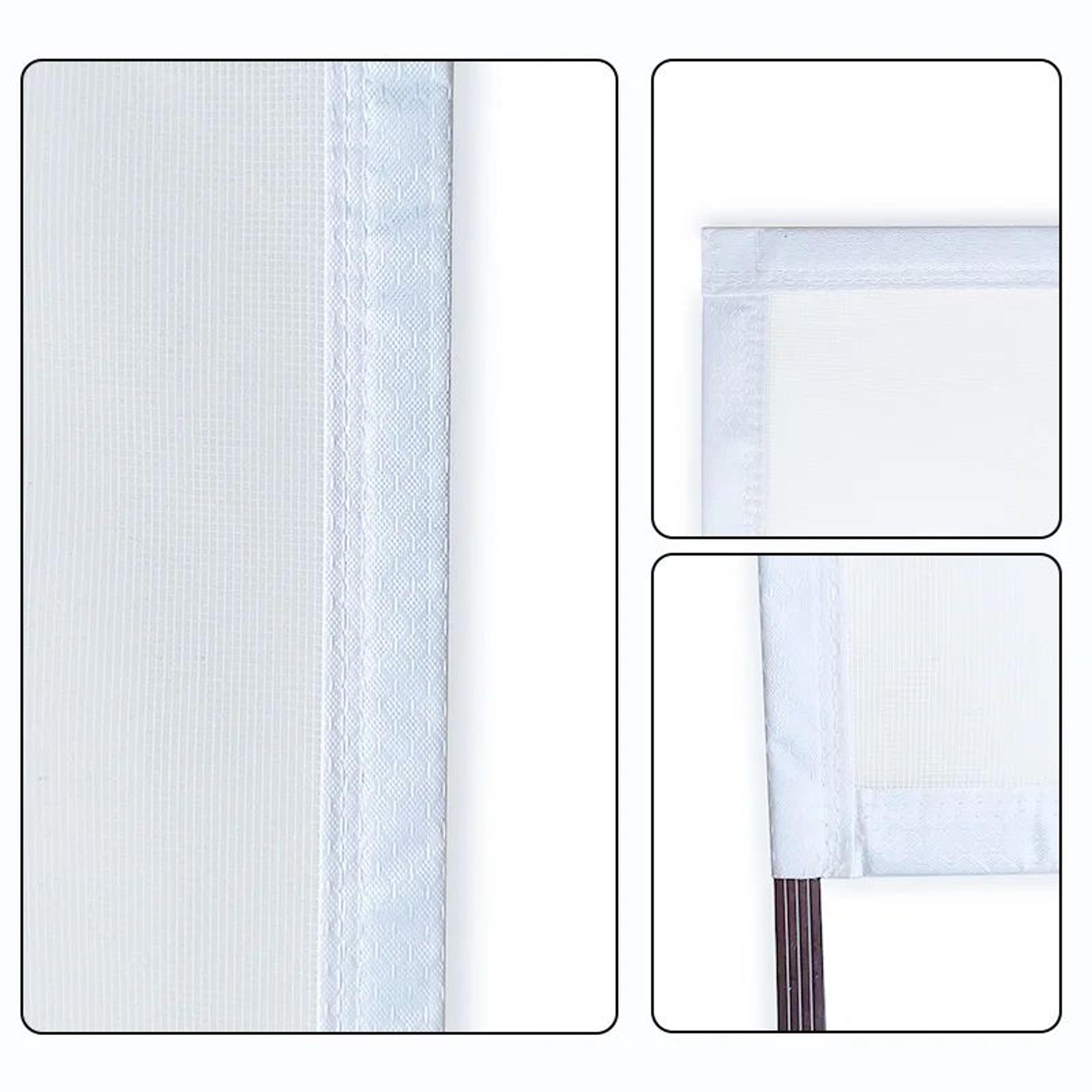 White Magnetic Self Adhesive Window Screen 4