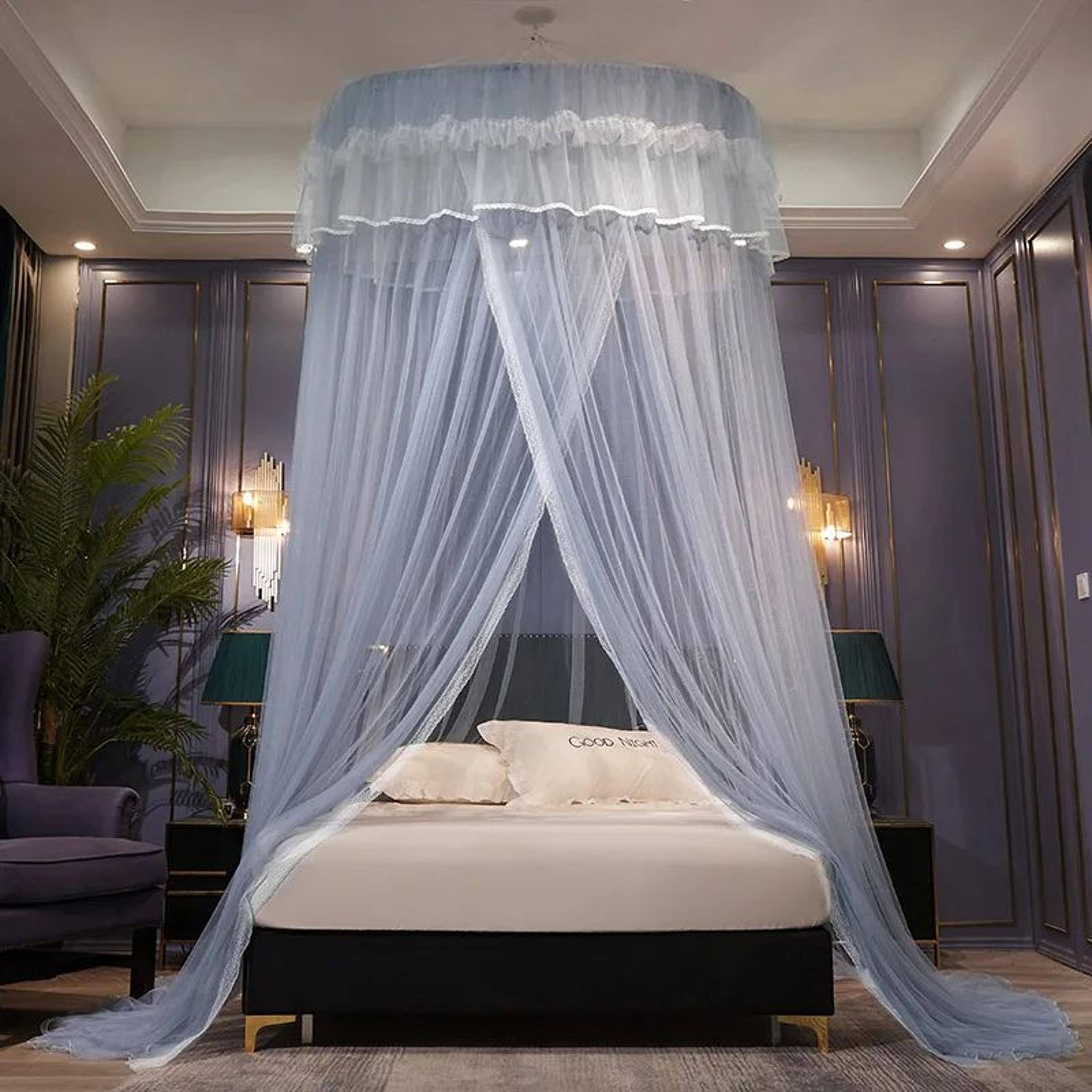 Elegant Lace Dome Mosquito Bed Canopy 7