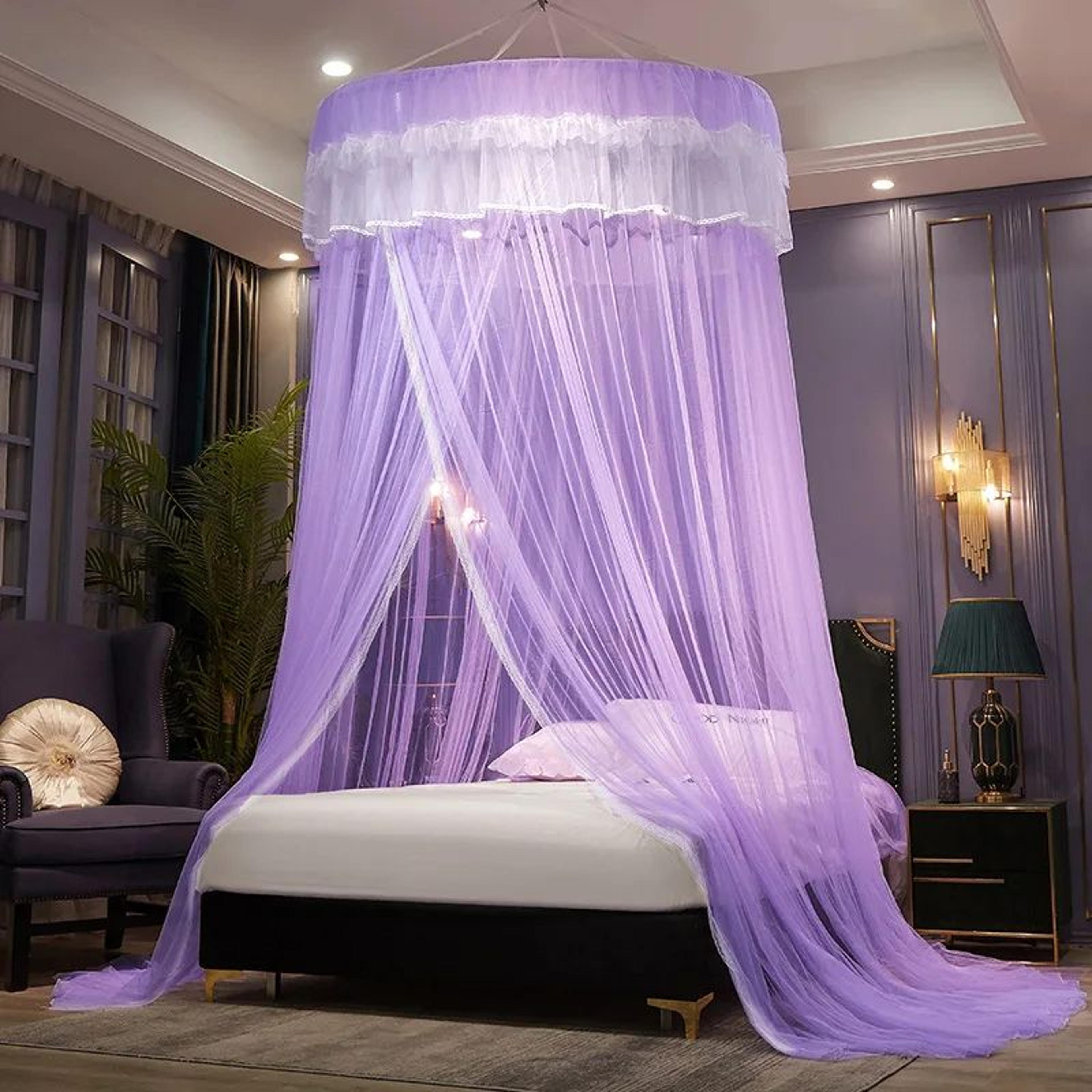 Elegant Lace Dome Mosquito Bed Canopy 10