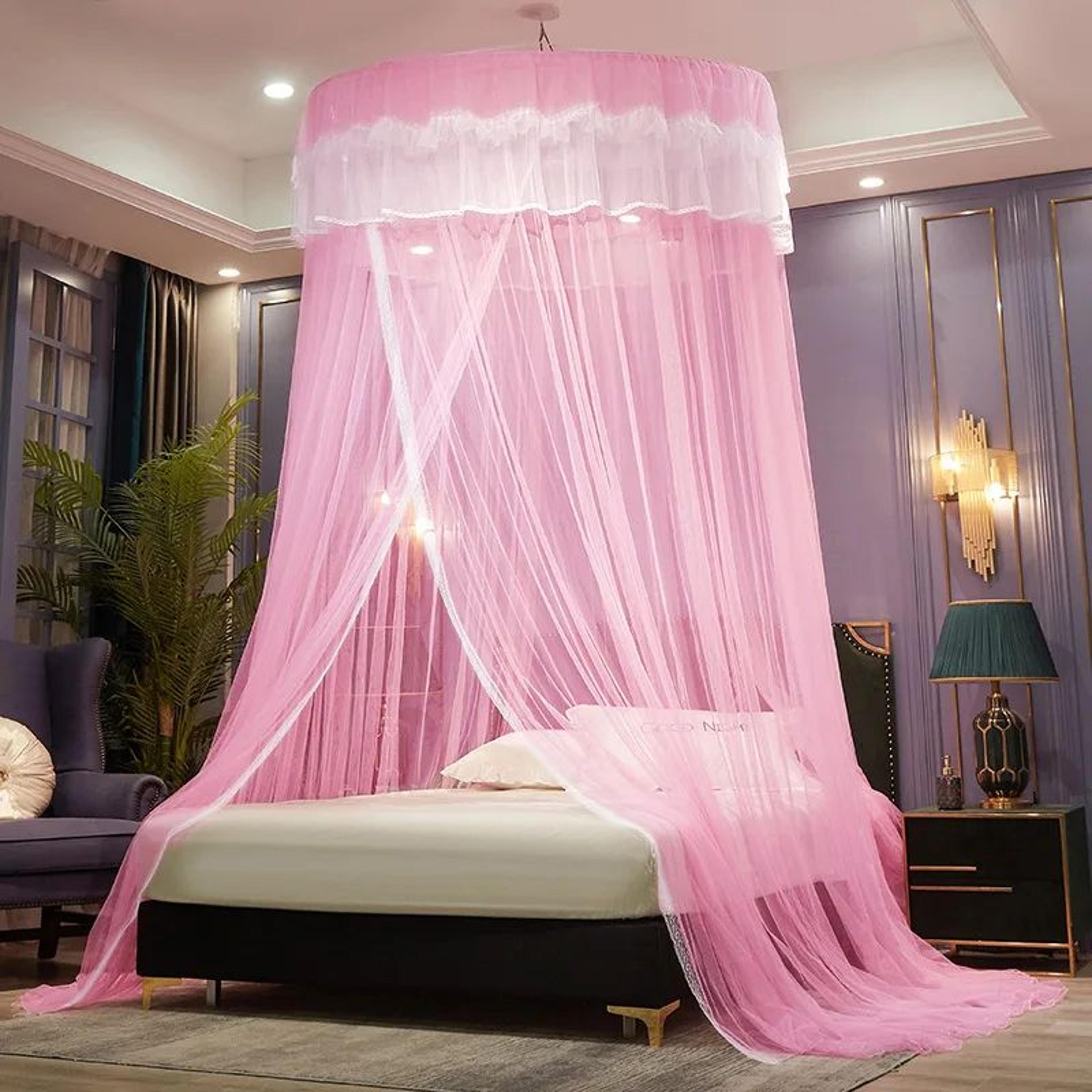 Elegant Lace Dome Mosquito Bed Canopy 9