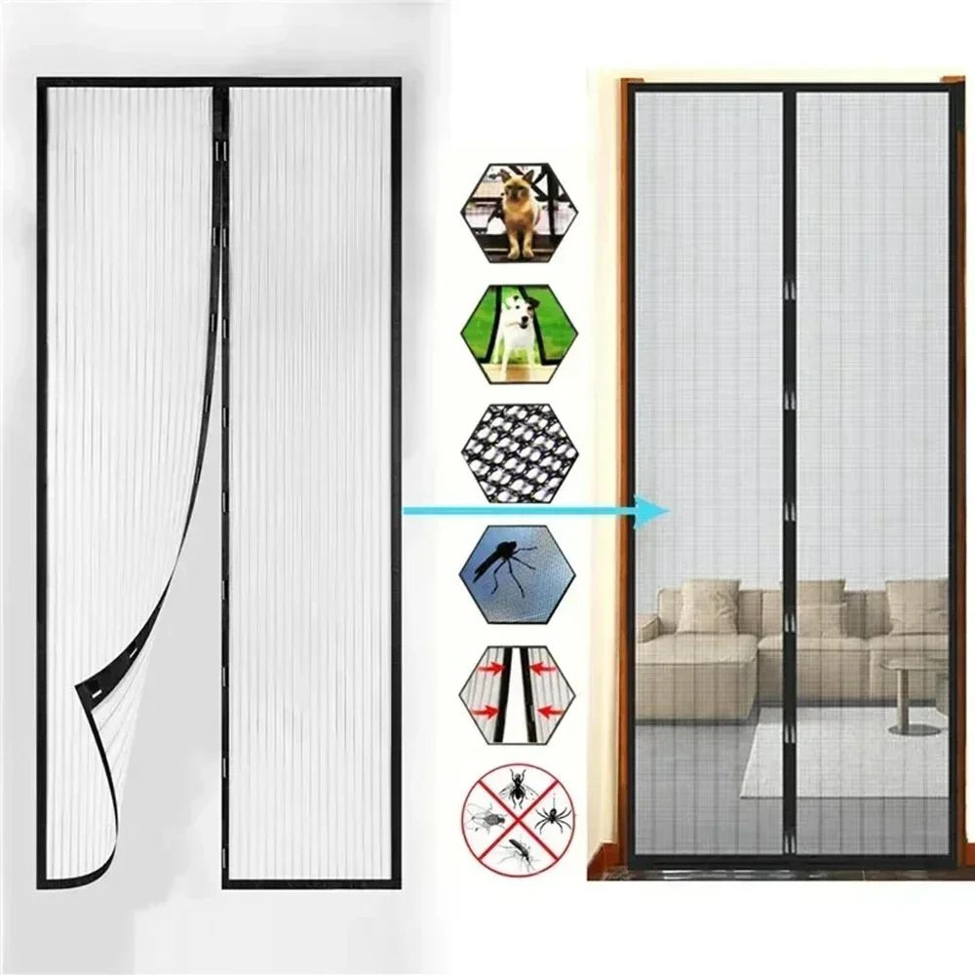 Auto Closing Magnetic Mosquito Screen Door 1