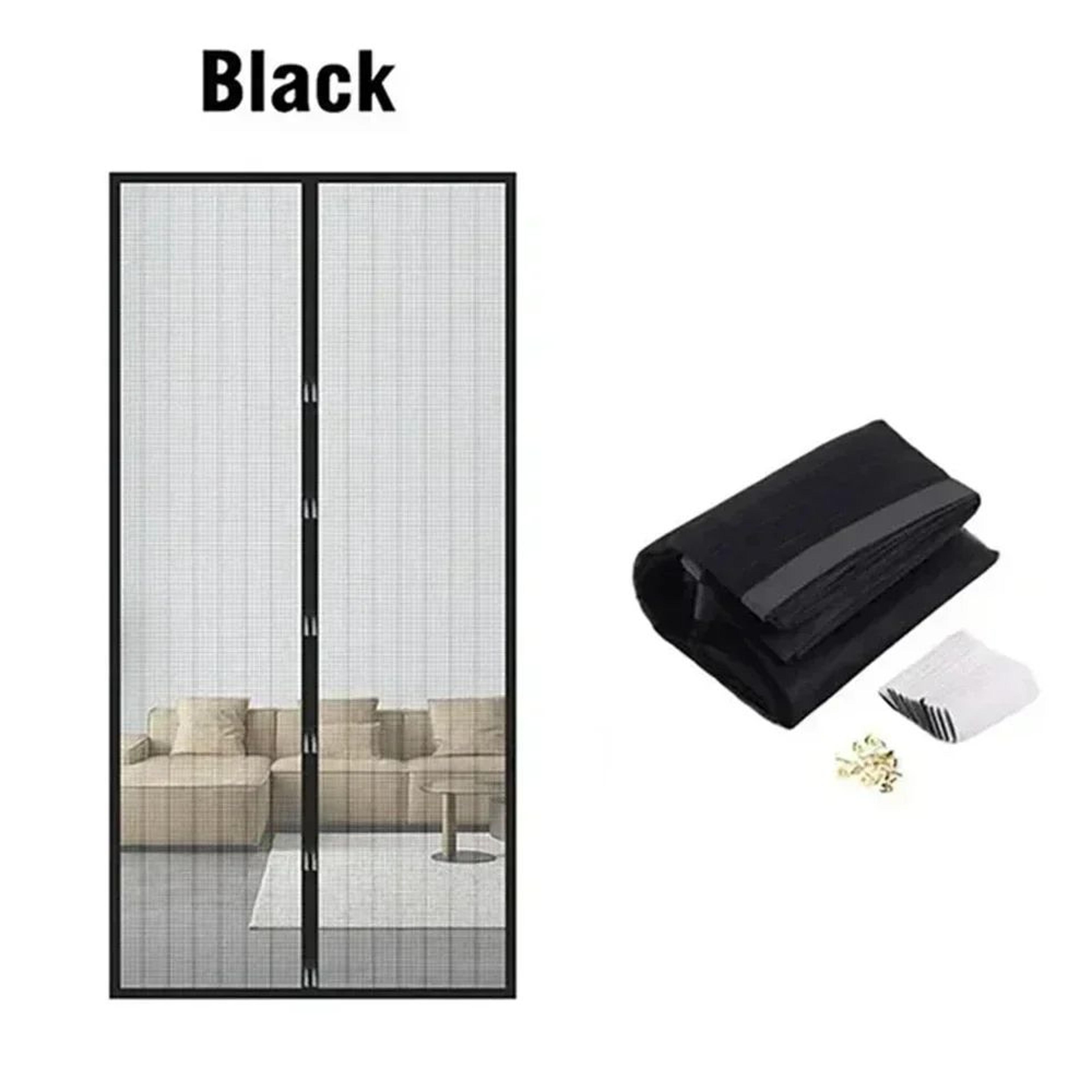 Auto Closing Magnetic Mosquito Screen Door 6