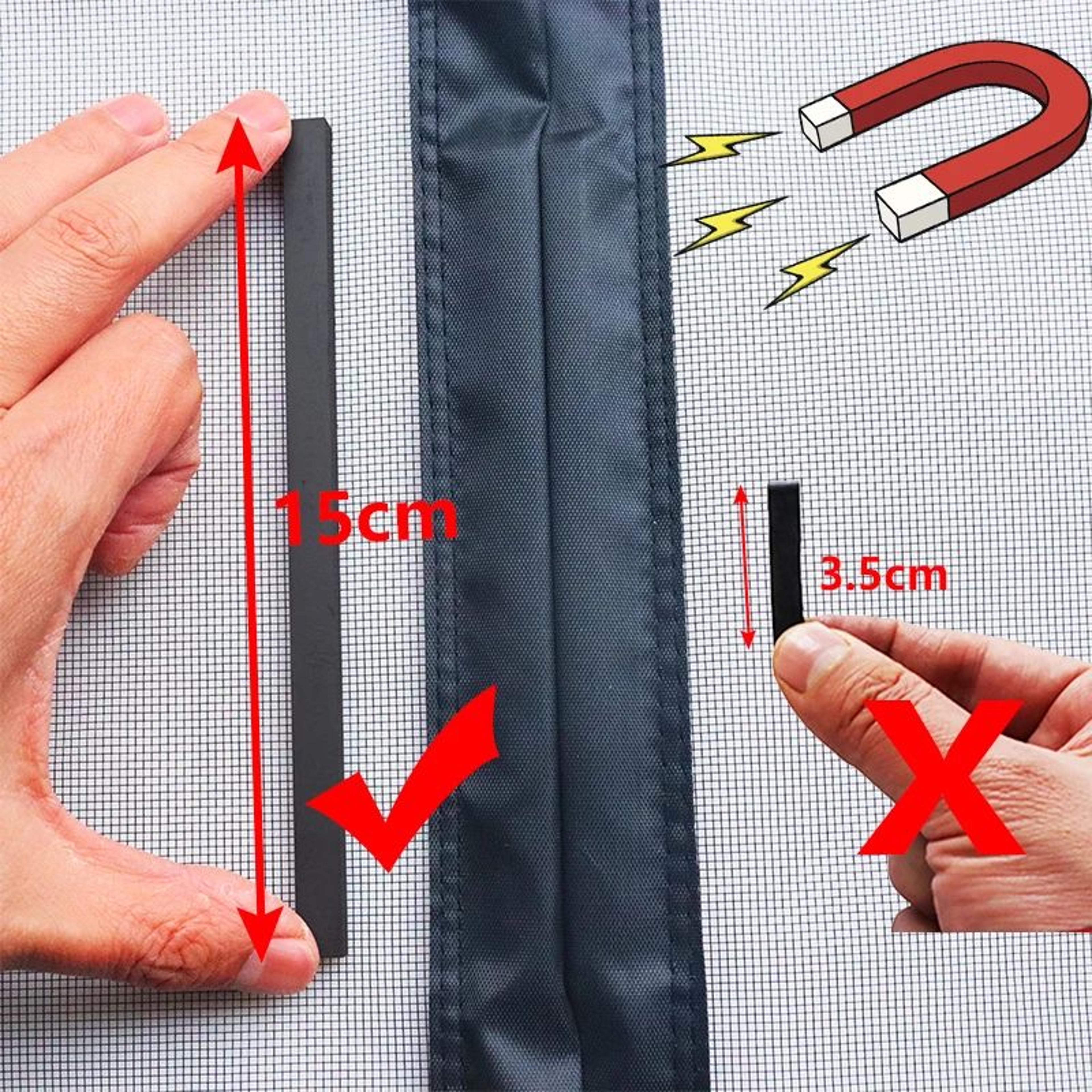 Custom Fit Magnetic Mosquito Screen Door 2