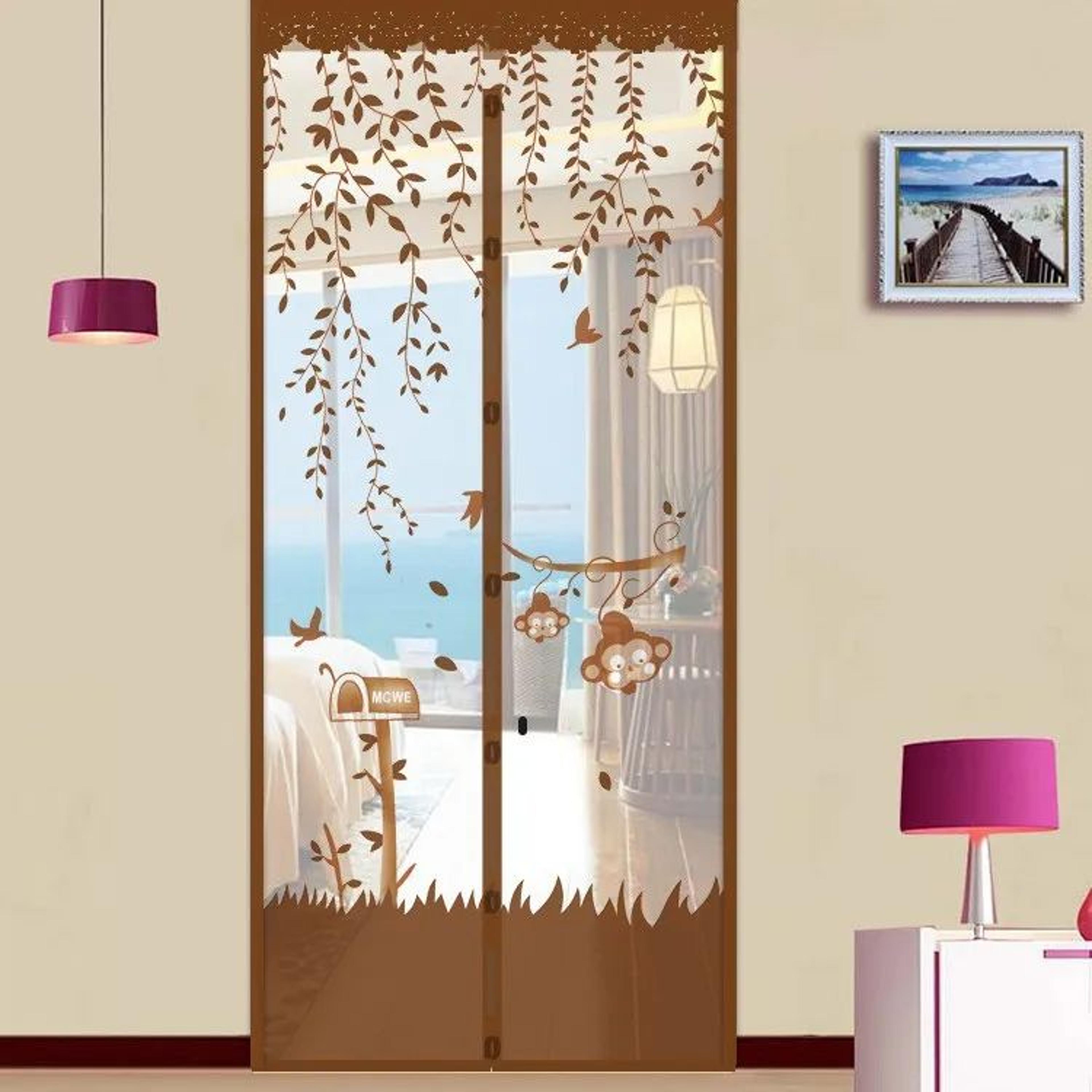Magnetic Mesh Door Curtain With Automatic Closure 9