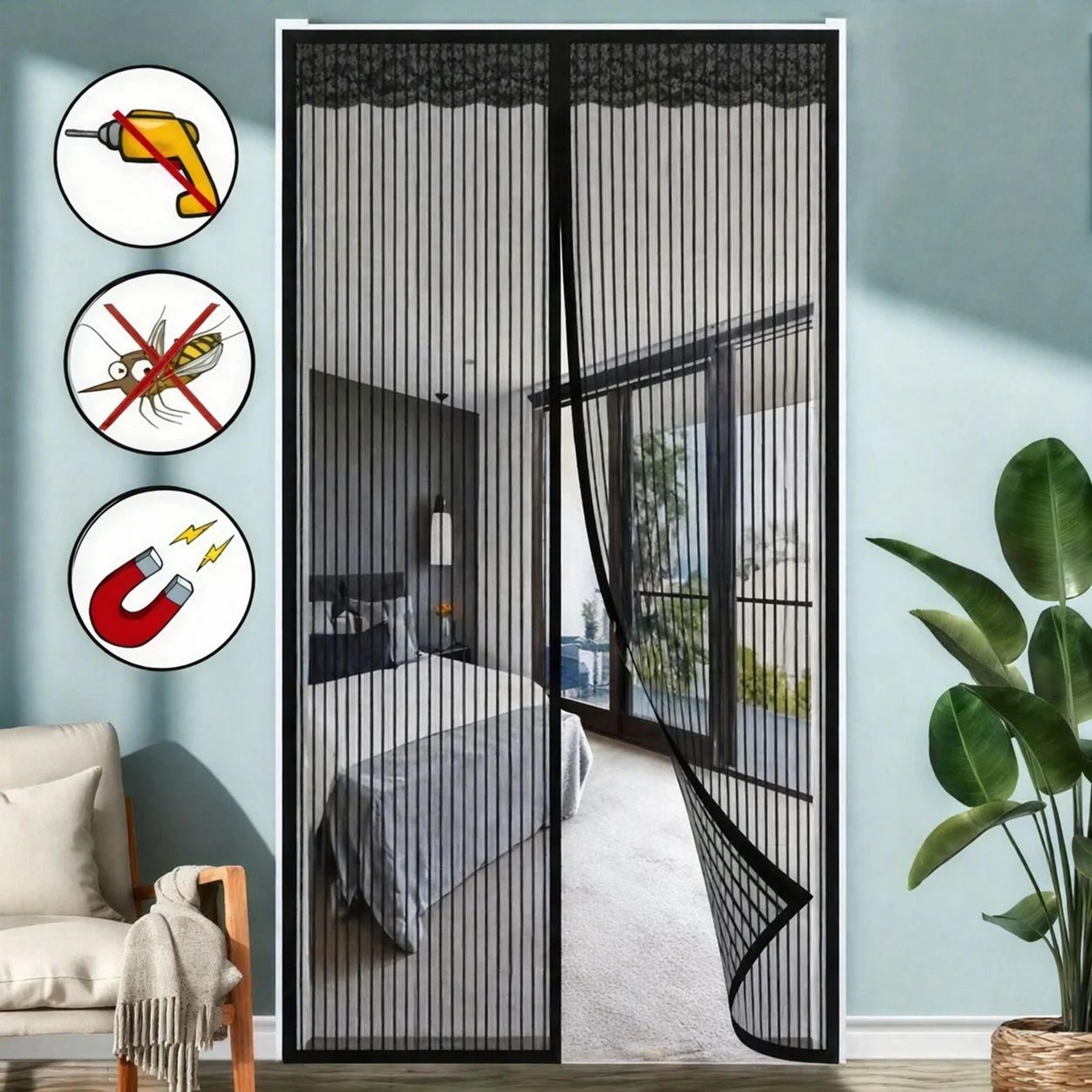 hands free magnetic insect screen door
