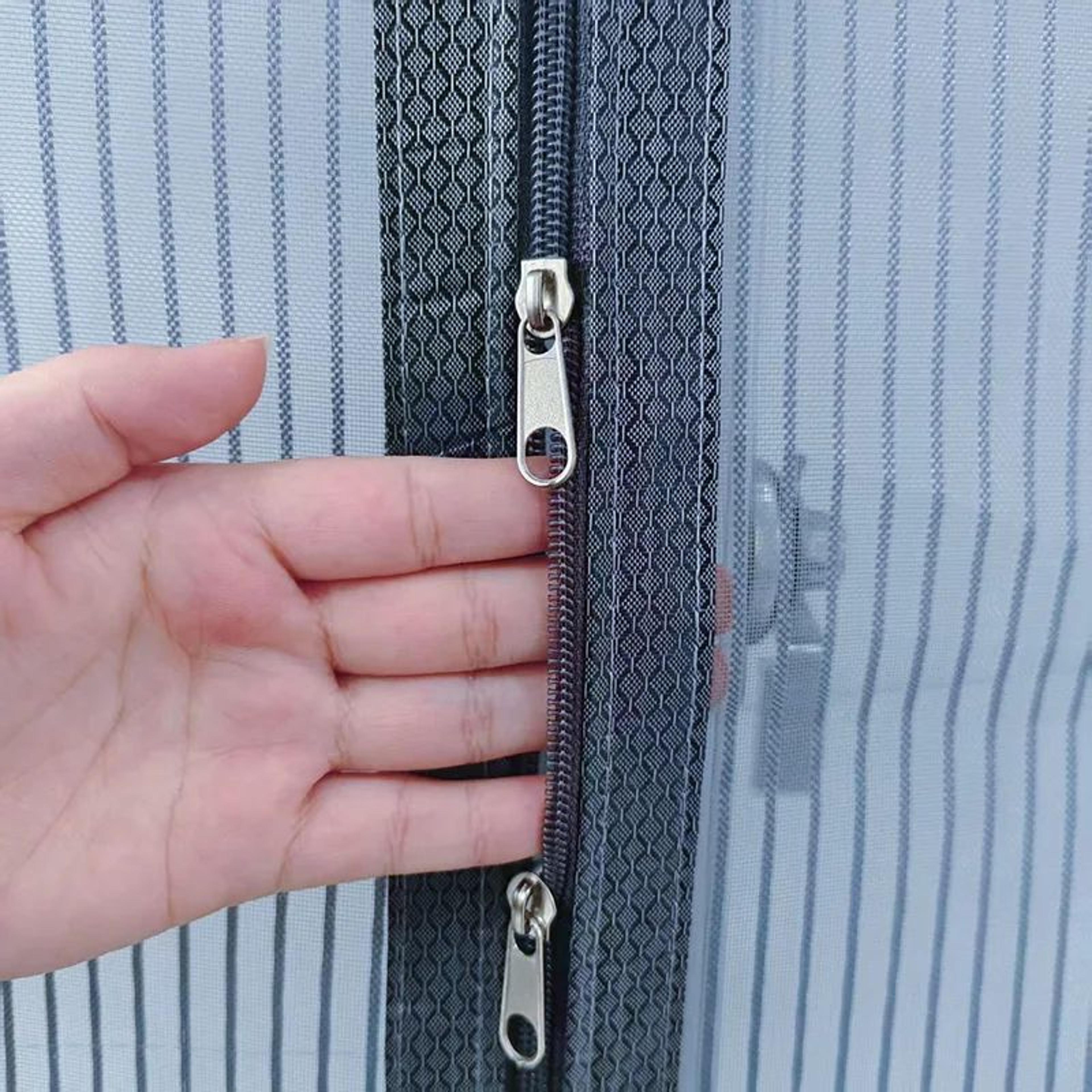 Custom Fit Anti Cat Zipper Window Screen 4