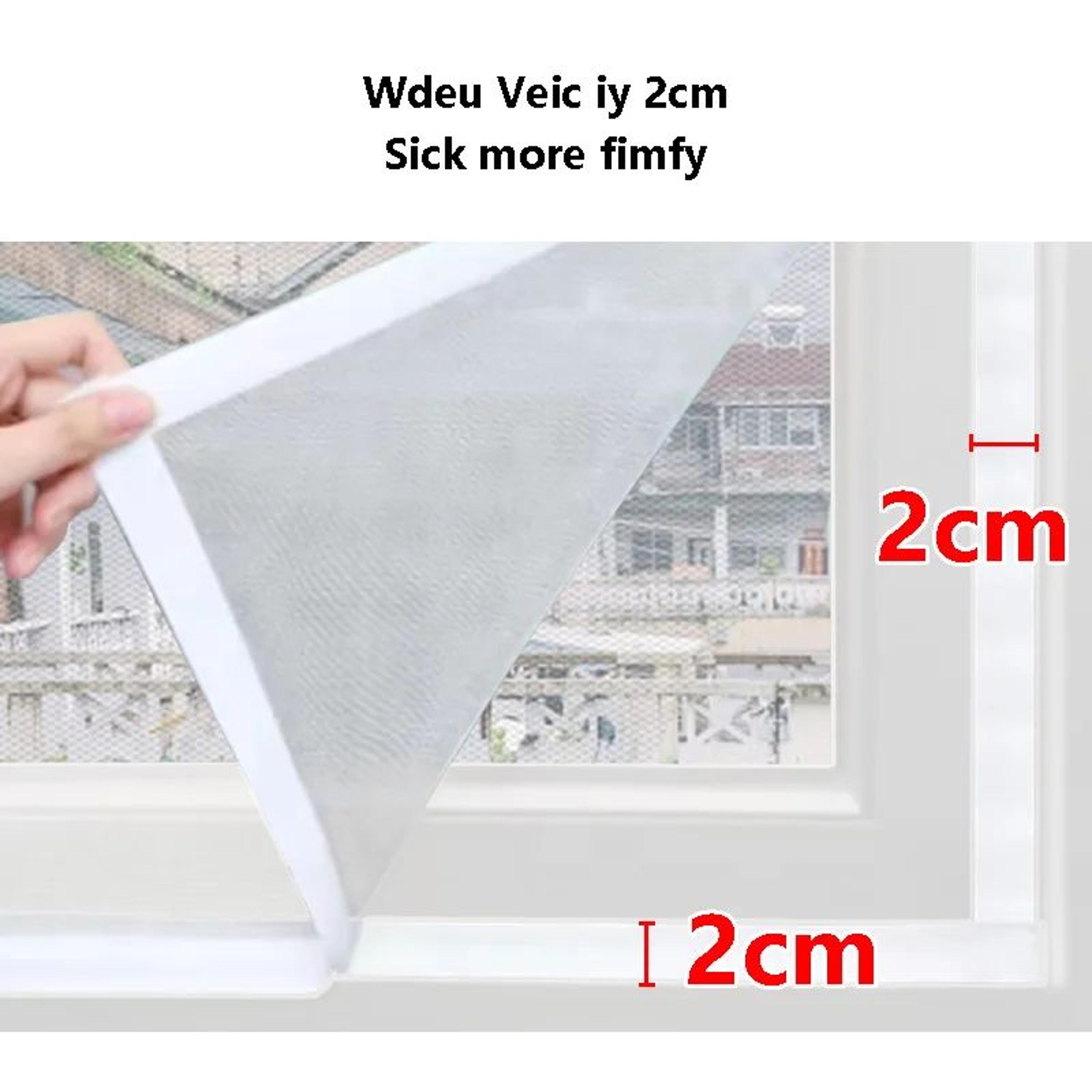 Custom White Zipper Mosquito Window Screen 3