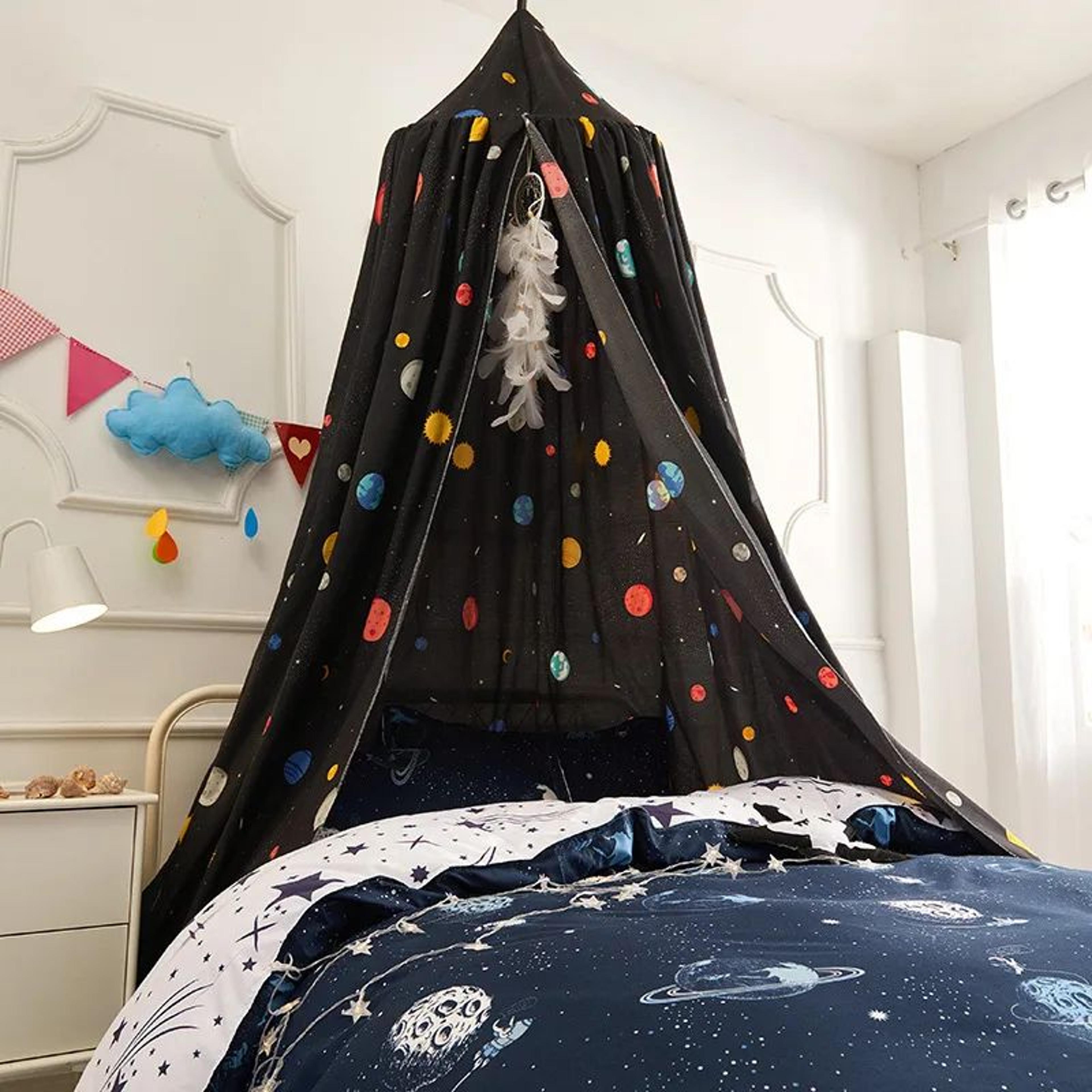 Kids Round Dome Bed Canopy Play Tent 6