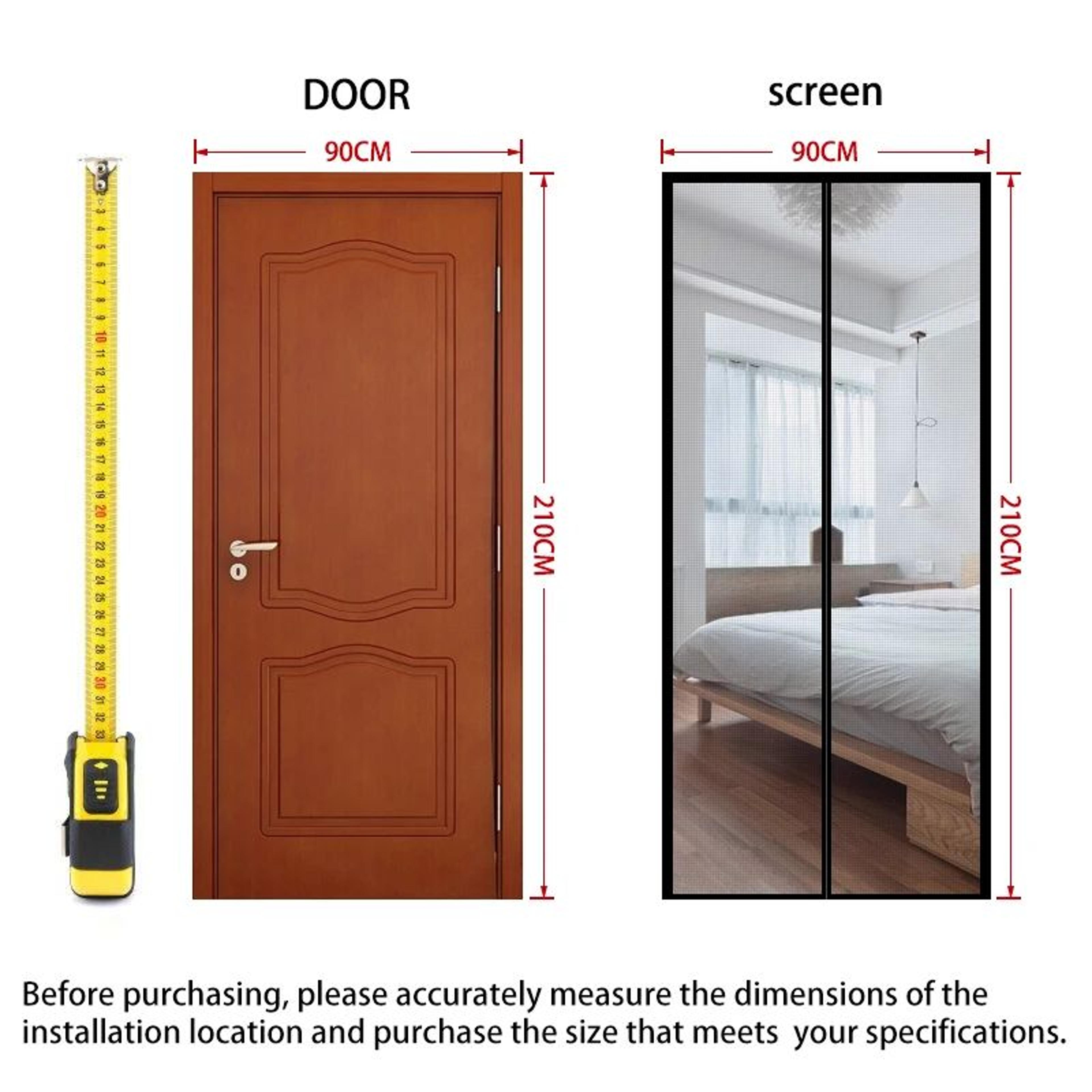 Magnetic Mosquito Screen Door Hands Free Insect Mesh 5
