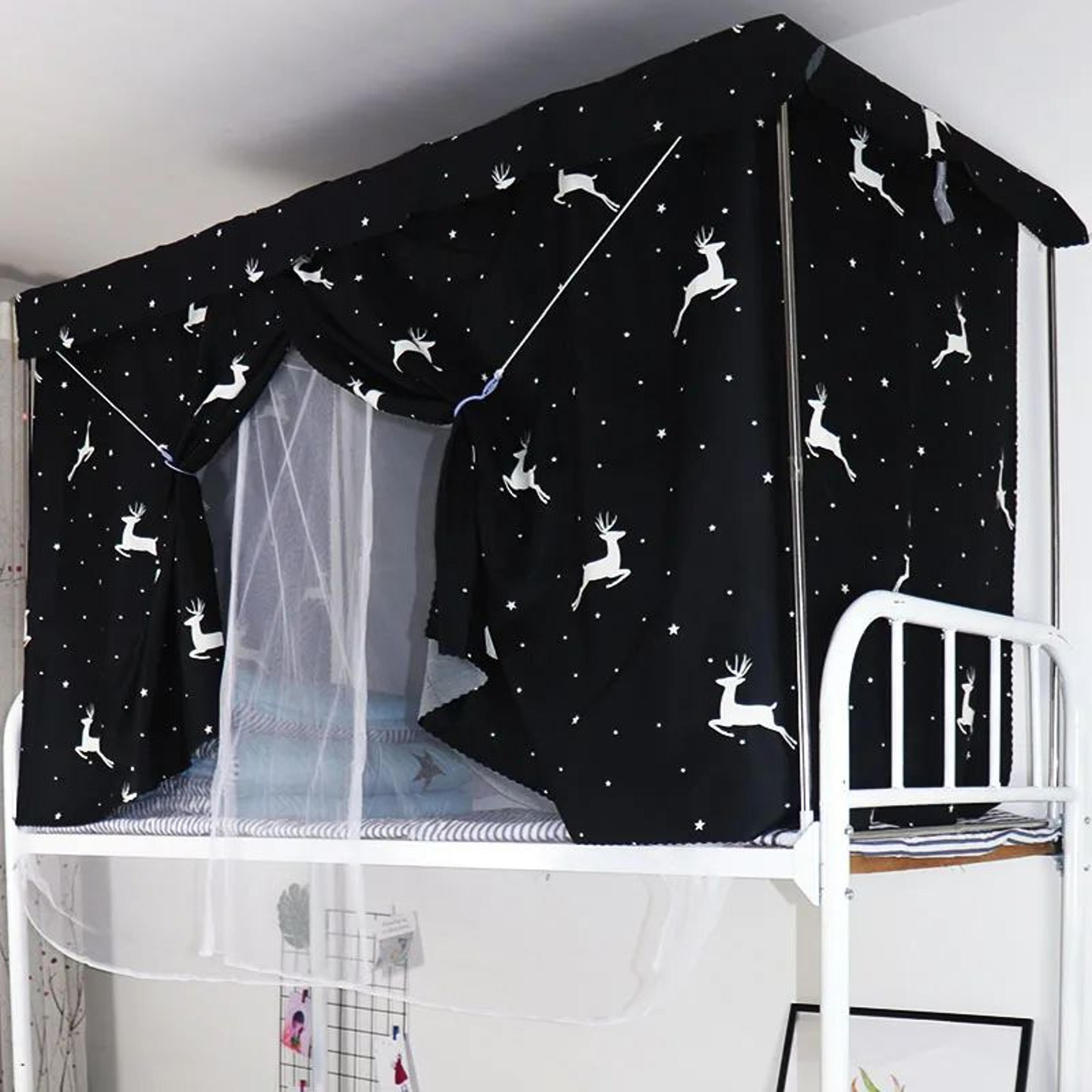 Dormitory Blackout Bed Curtain Mosquito Net 11
