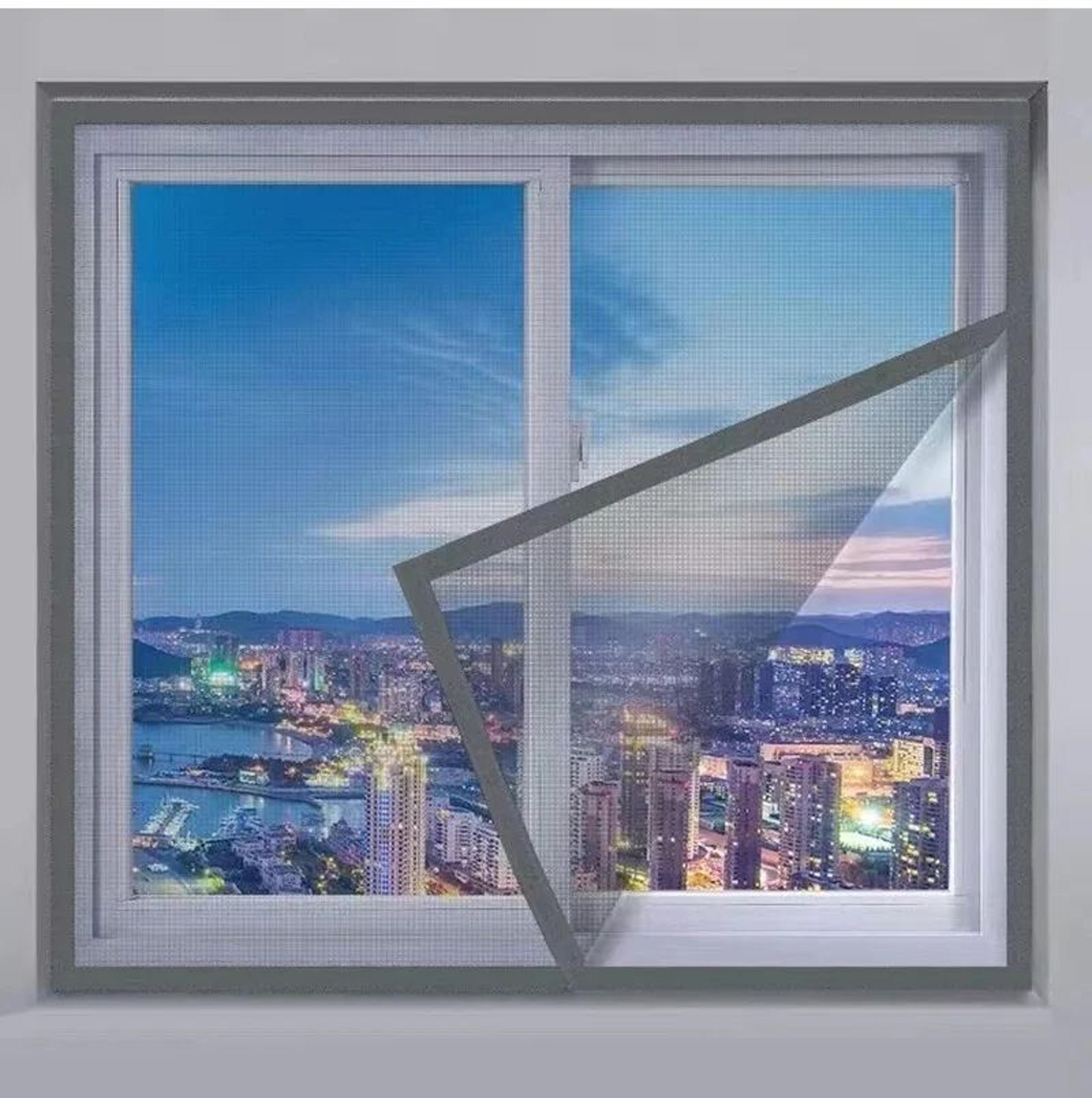 Self Adhesive Mosquito Window Screen Grey Insect Mesh 2
