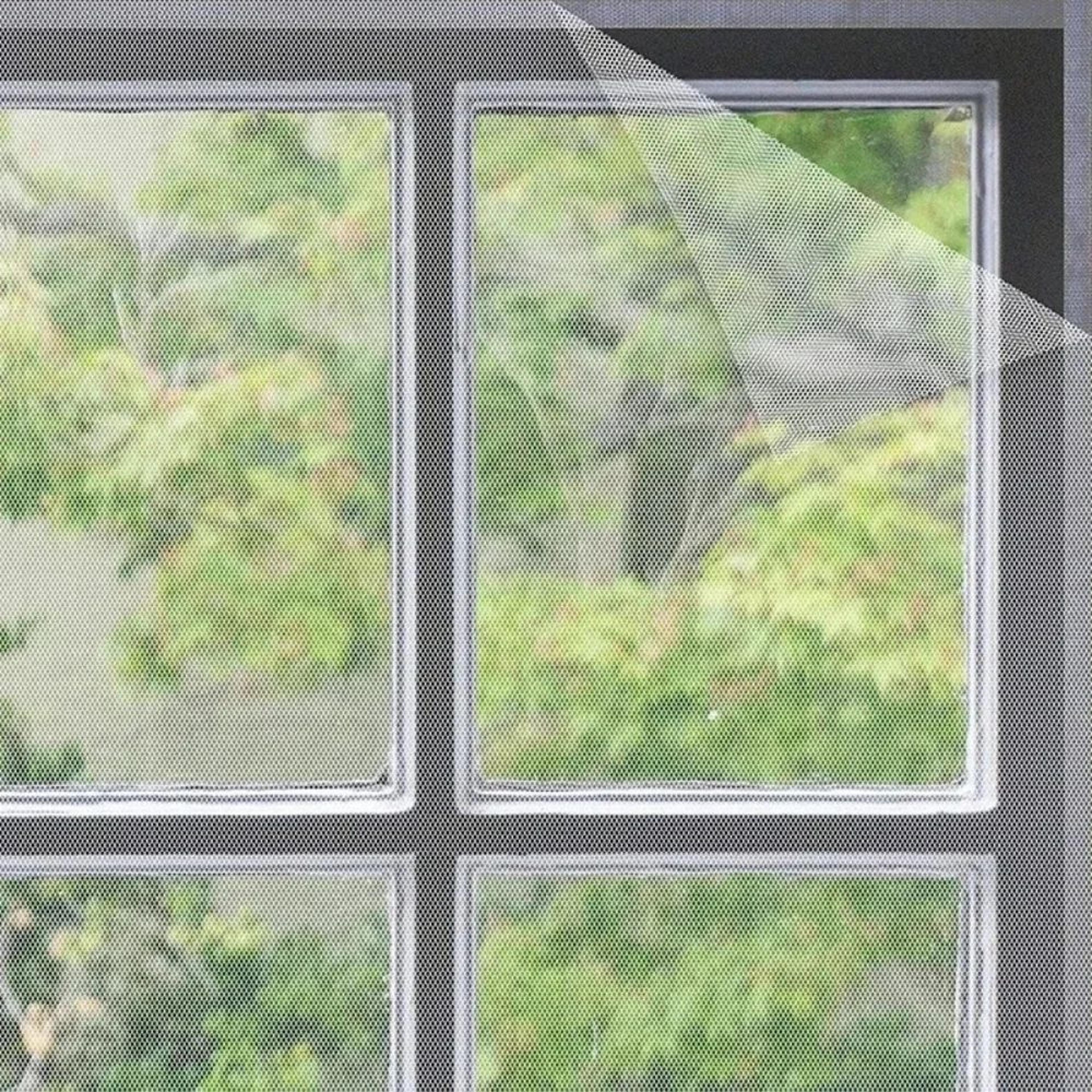 Adhesive Mosquito Window Screen Removable Insect Mesh 2