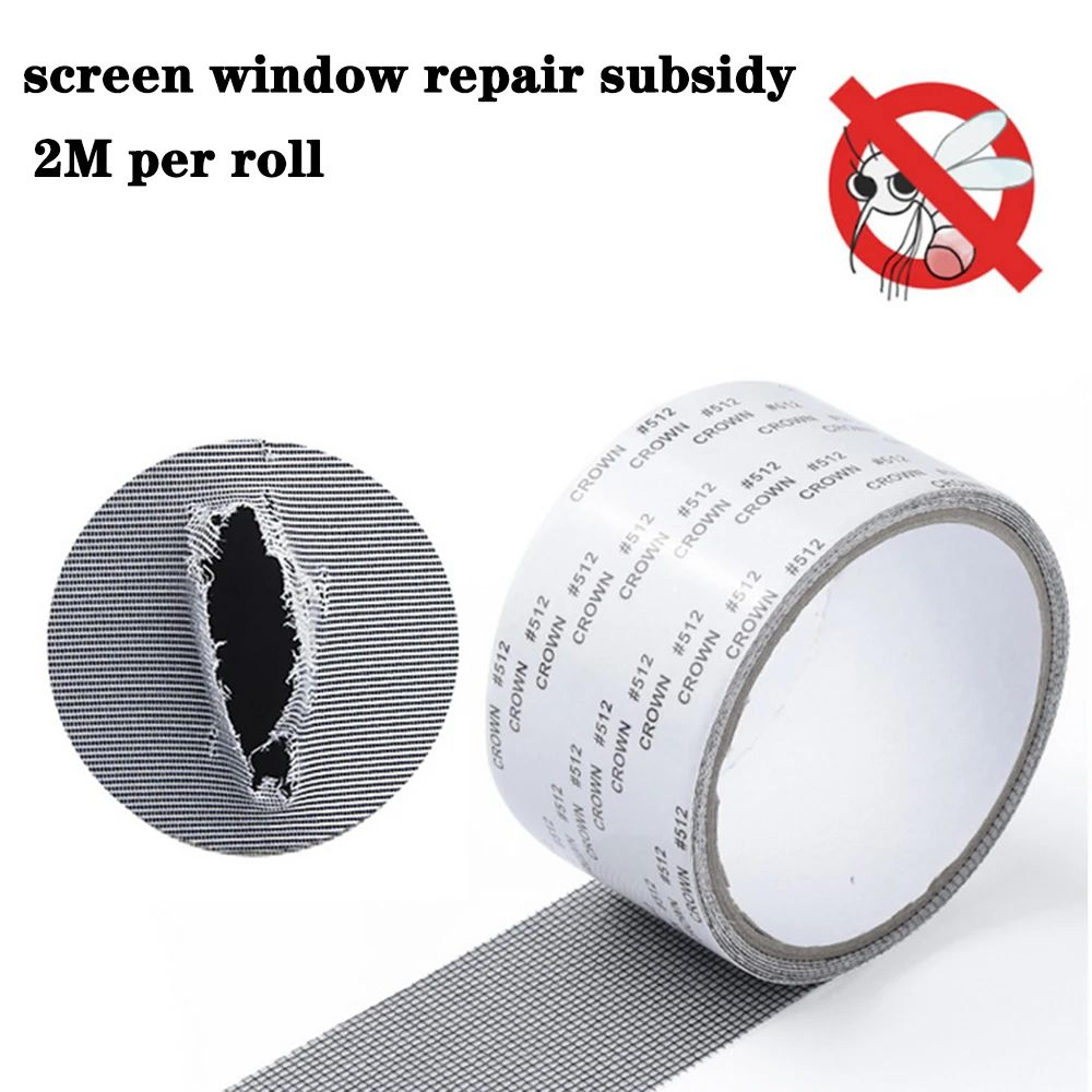 Self Adhesive Window Screen Repair Mesh Tape 1