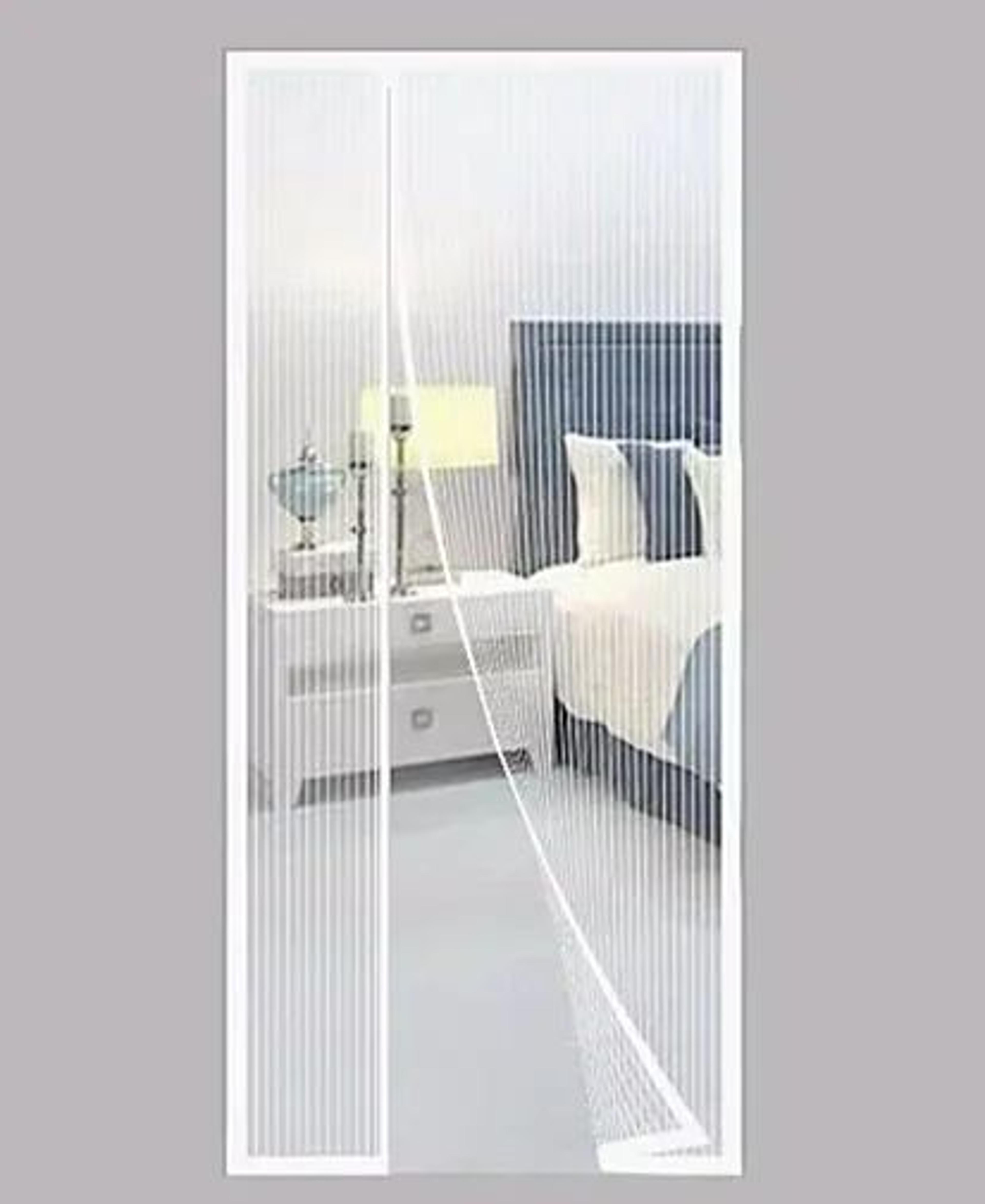 Custom Magnetic Mosquito Door Curtain Self Closing Mesh 12