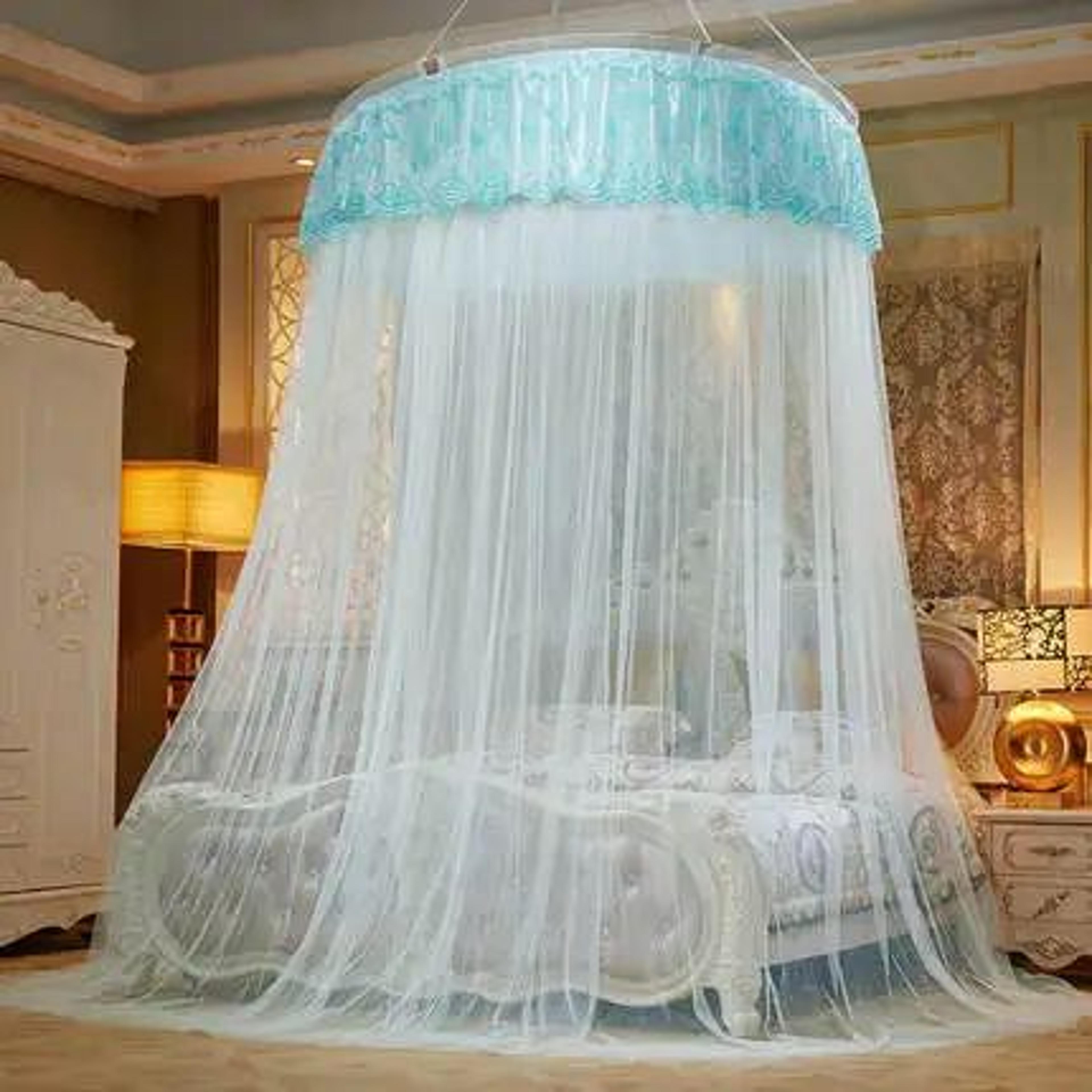 Round Bed Canopy Mosquito Net Decorative Hanging Curtain 6