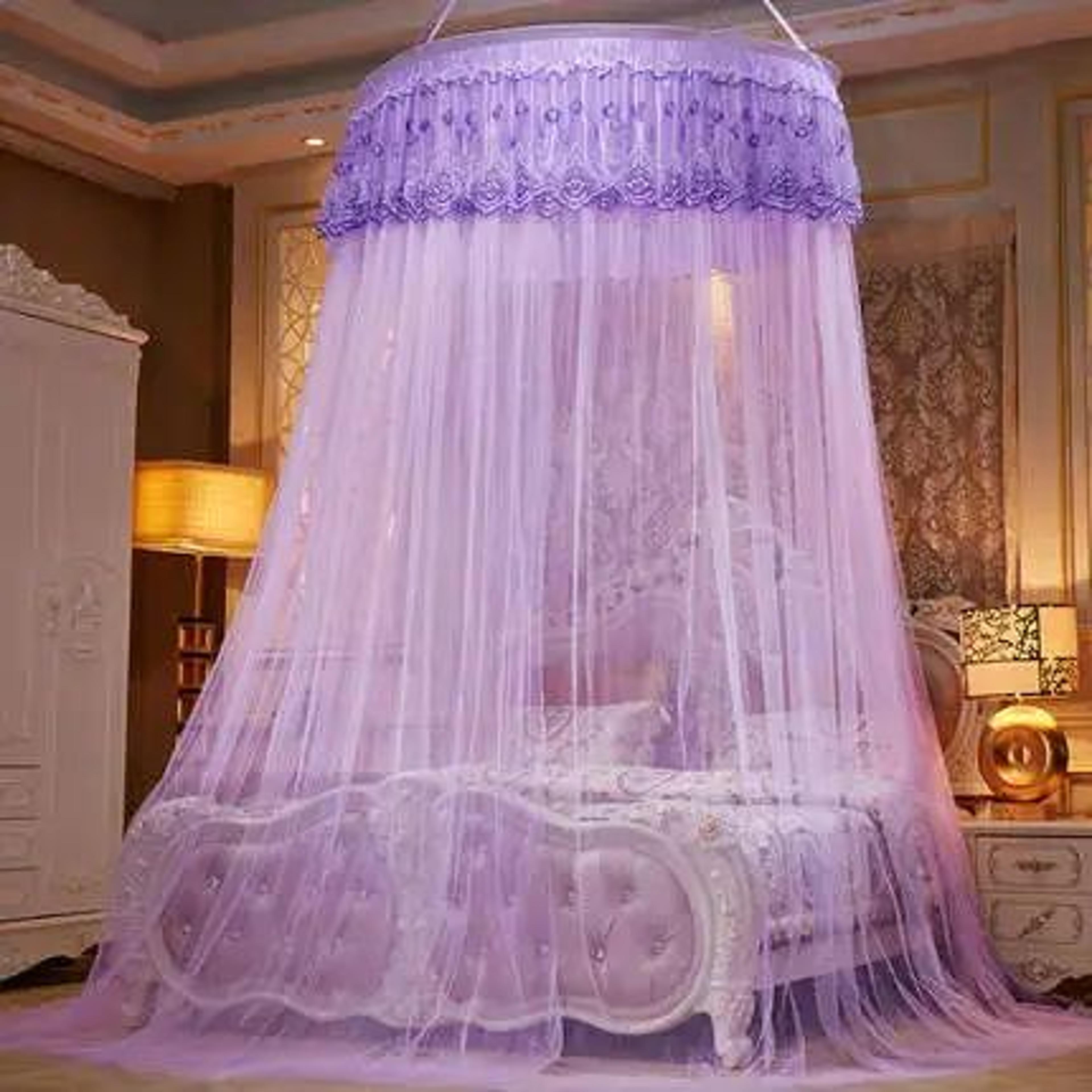 Round Bed Canopy Mosquito Net Decorative Hanging Curtain 9