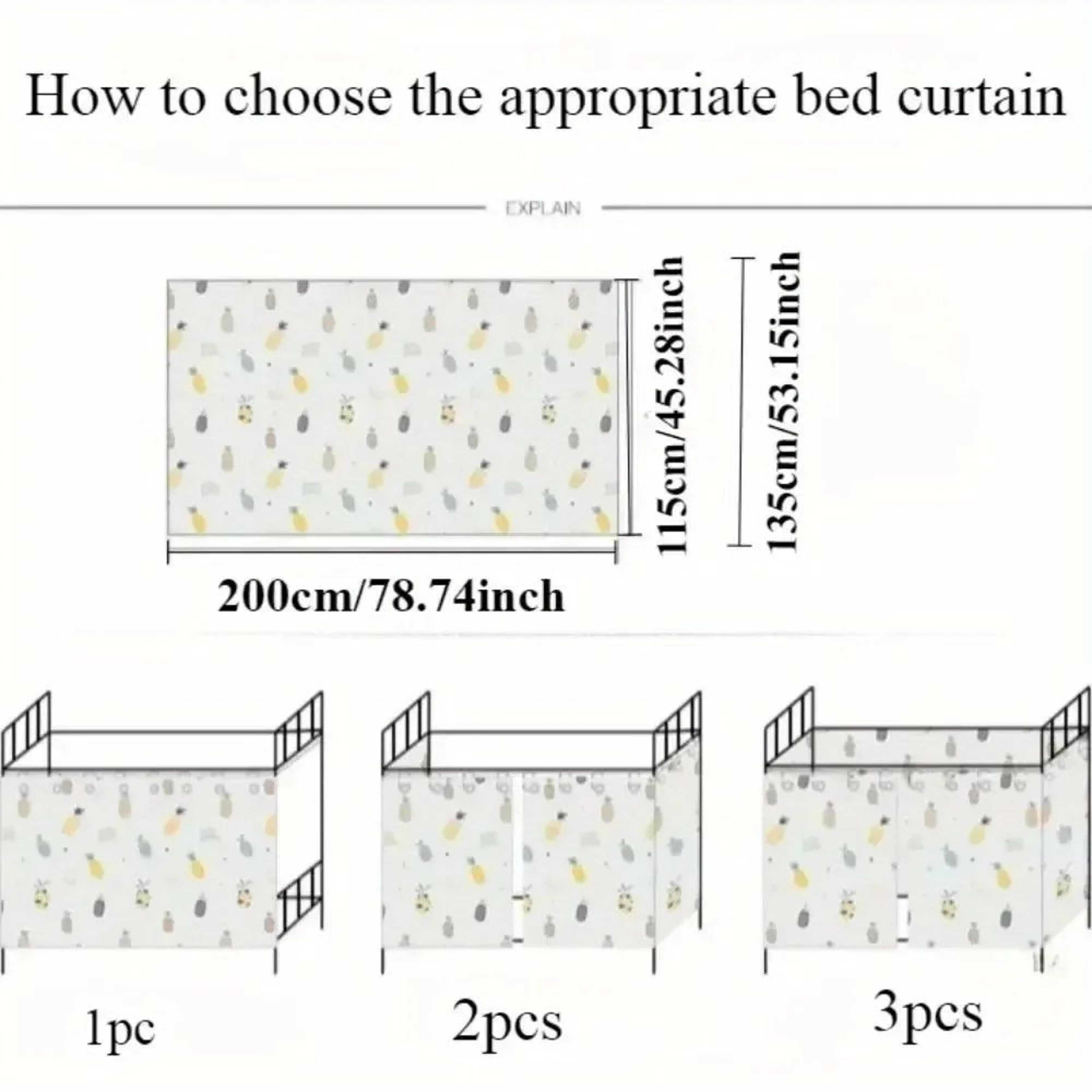 Bunk Bed Privacy Curtain Breathable Mosquito Net 5