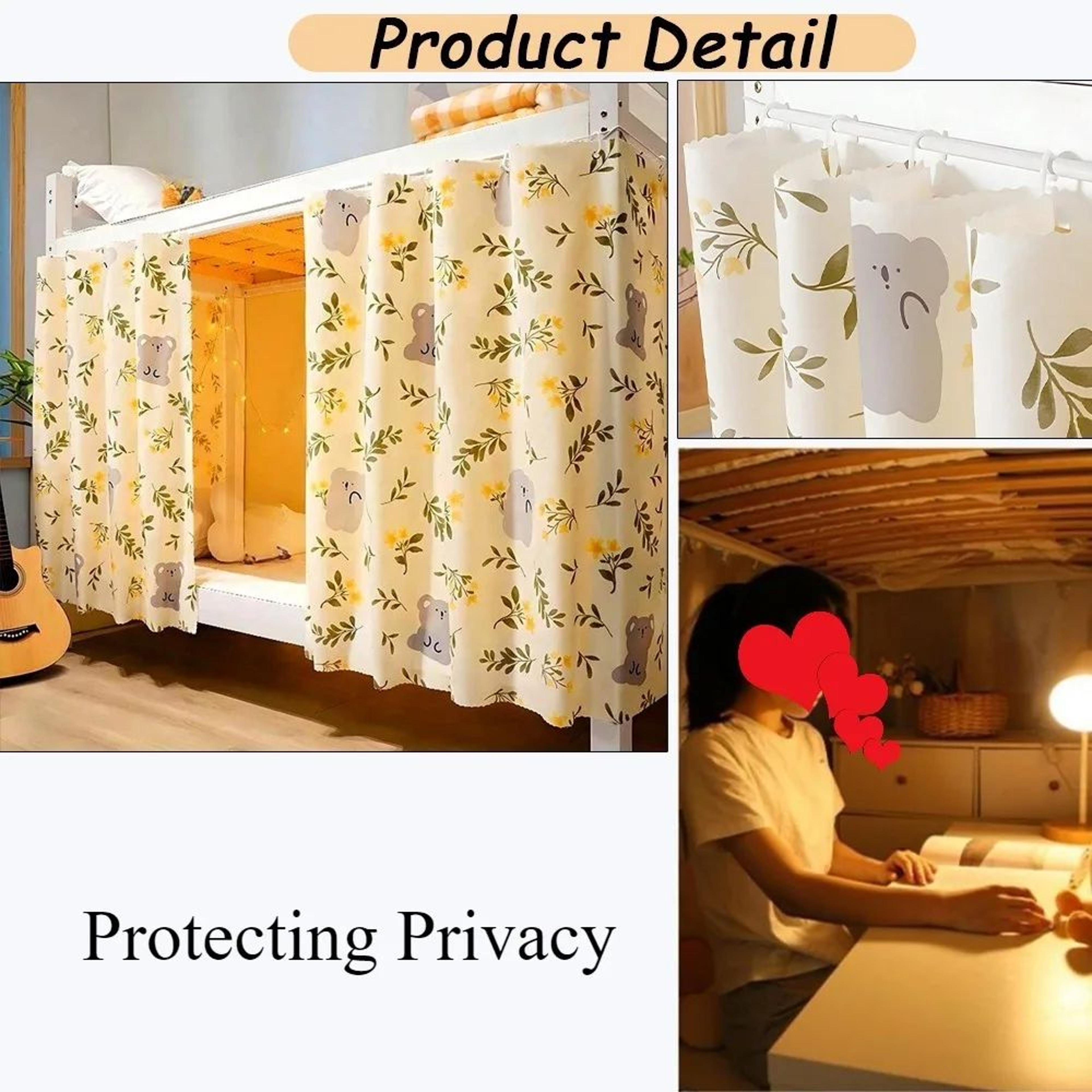 Bunk Bed Privacy Curtain Breathable Mosquito Net 4